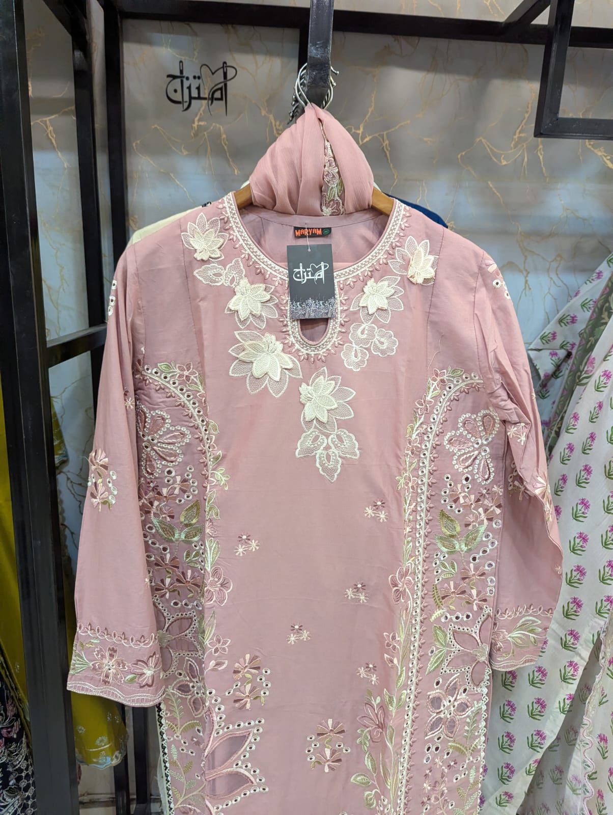 Embroidered Stitch 3pc