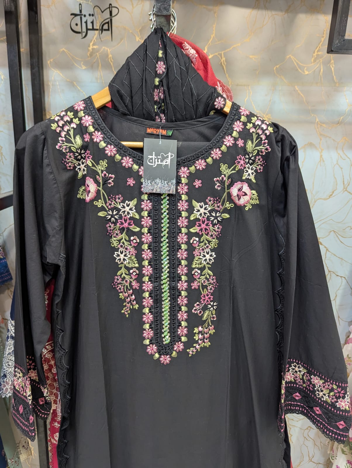 Embroidered Stitch 3pc