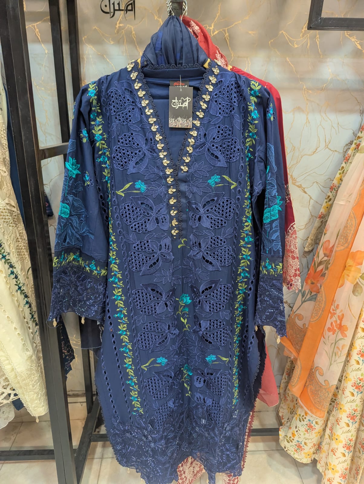 Embroidered Stitch 3pc