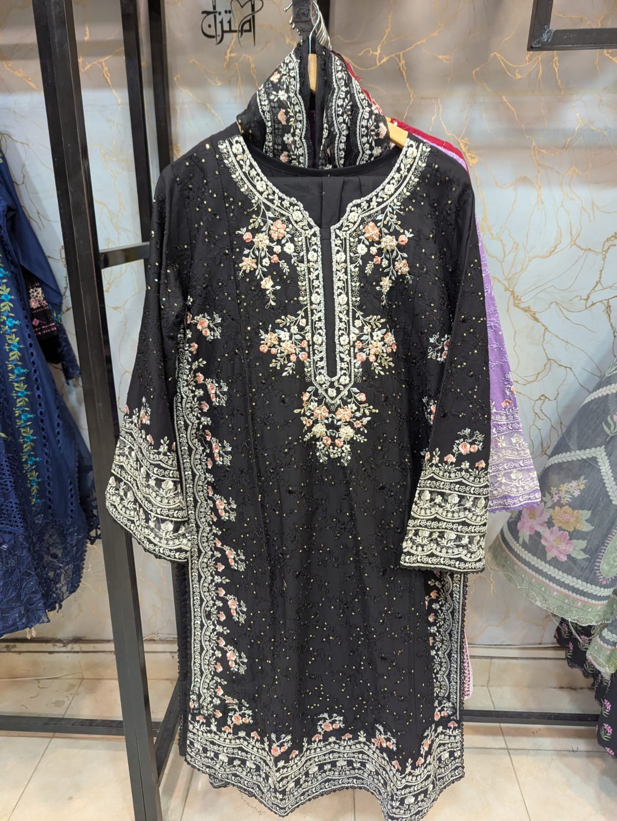 Embroidered Stitch 3pc