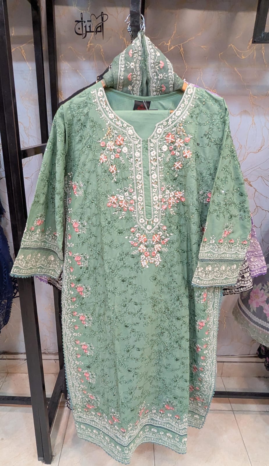 Embroidered Stitch 3pc