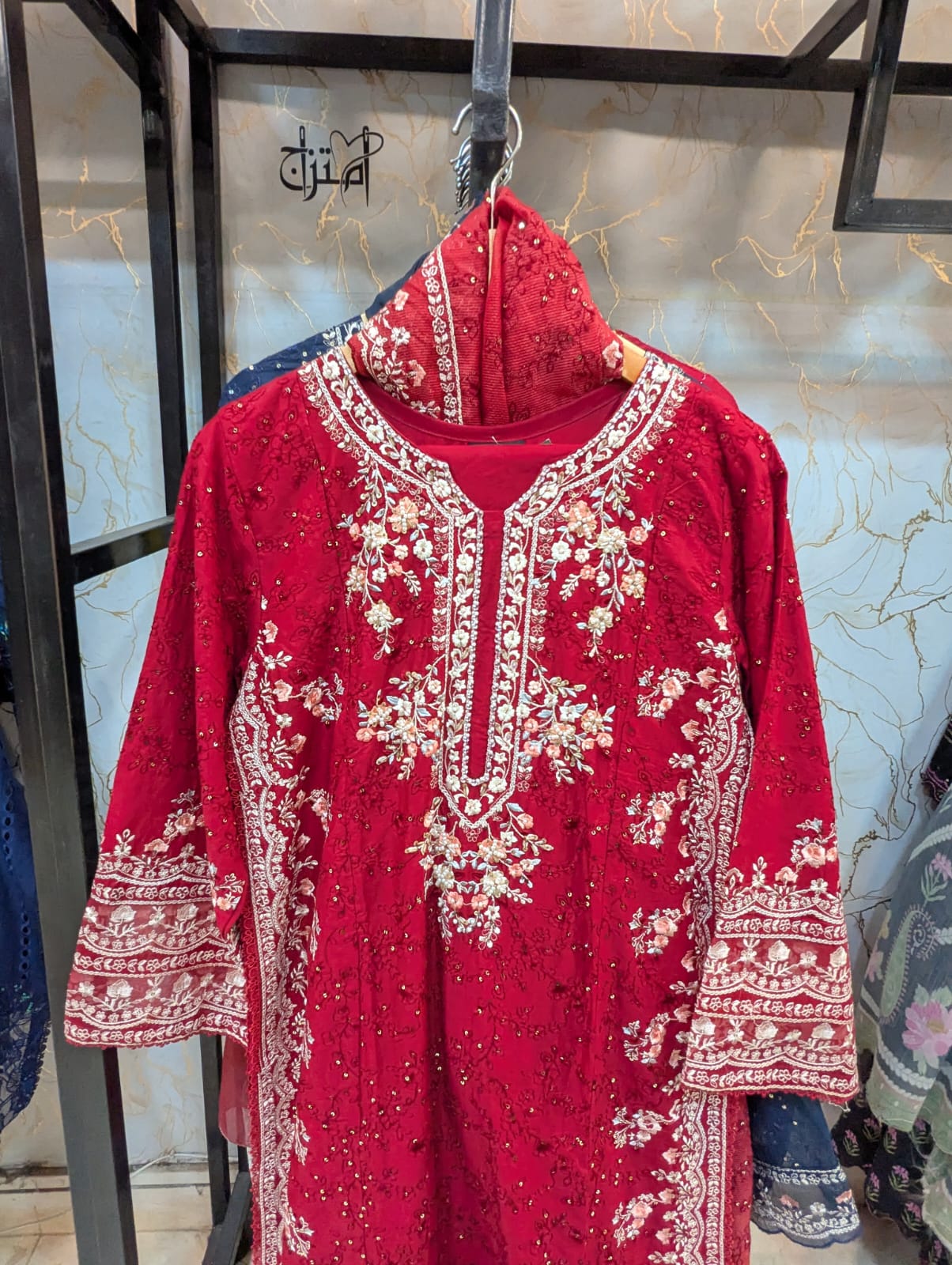 Embroidered  Stitch 3pc