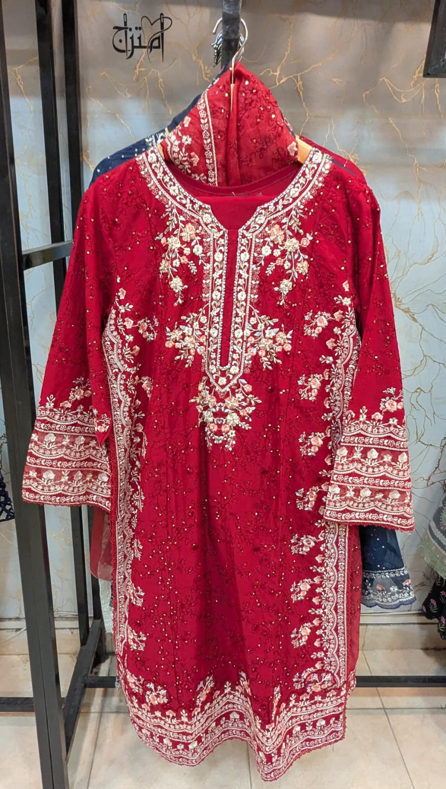 Embroidered  Stitch 3pc