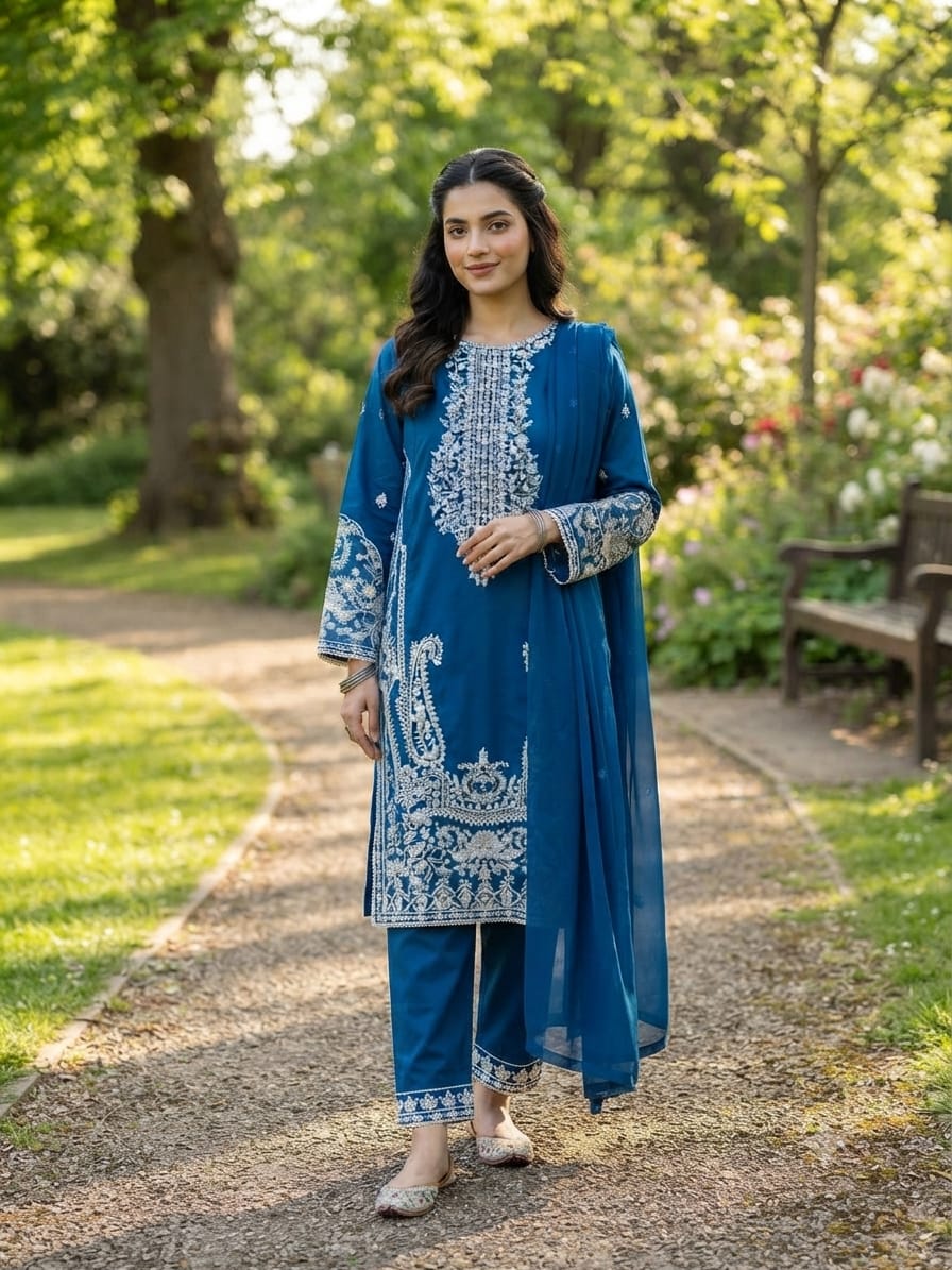 Embroiderd Stitch 3pc
