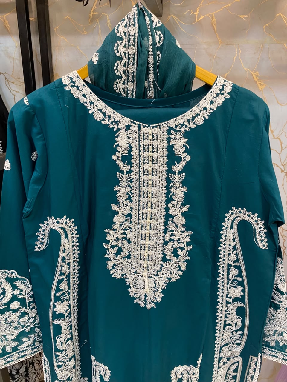 Embroidered Stitch 3pc