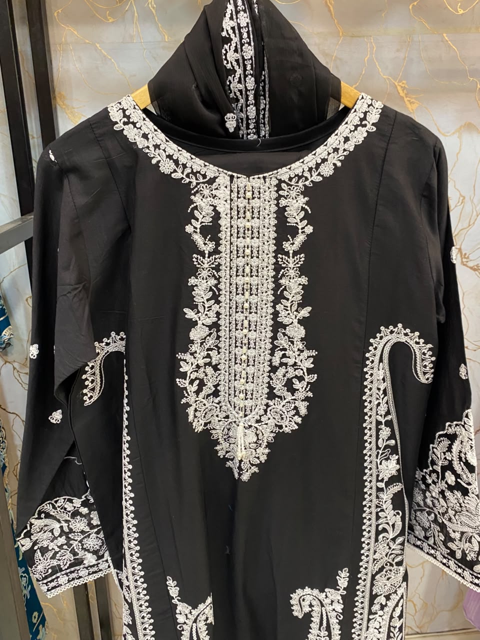 Embroidered Stitch 3pc