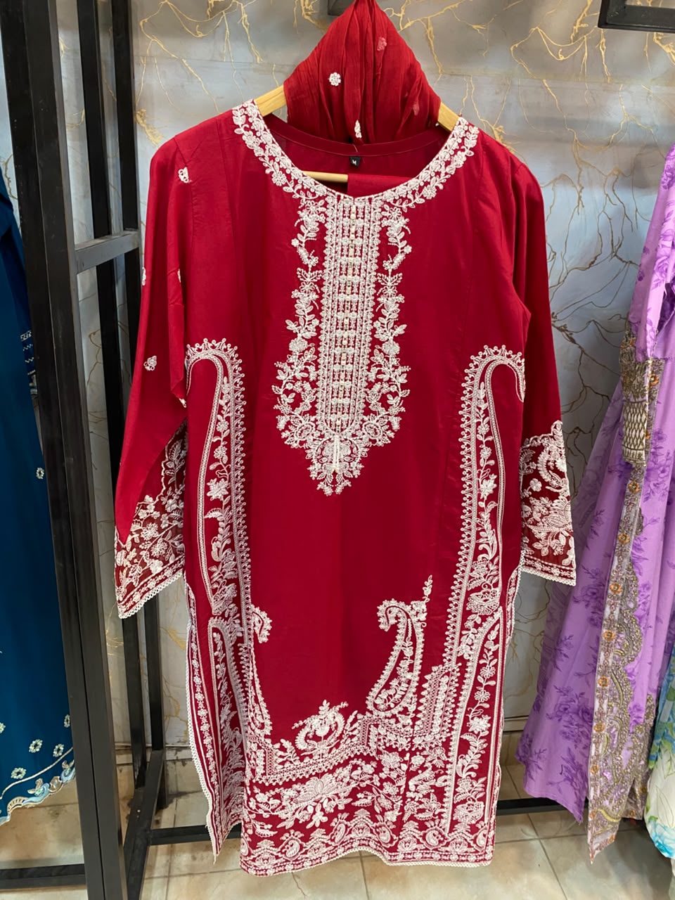 Embroidered Stitch 3pc