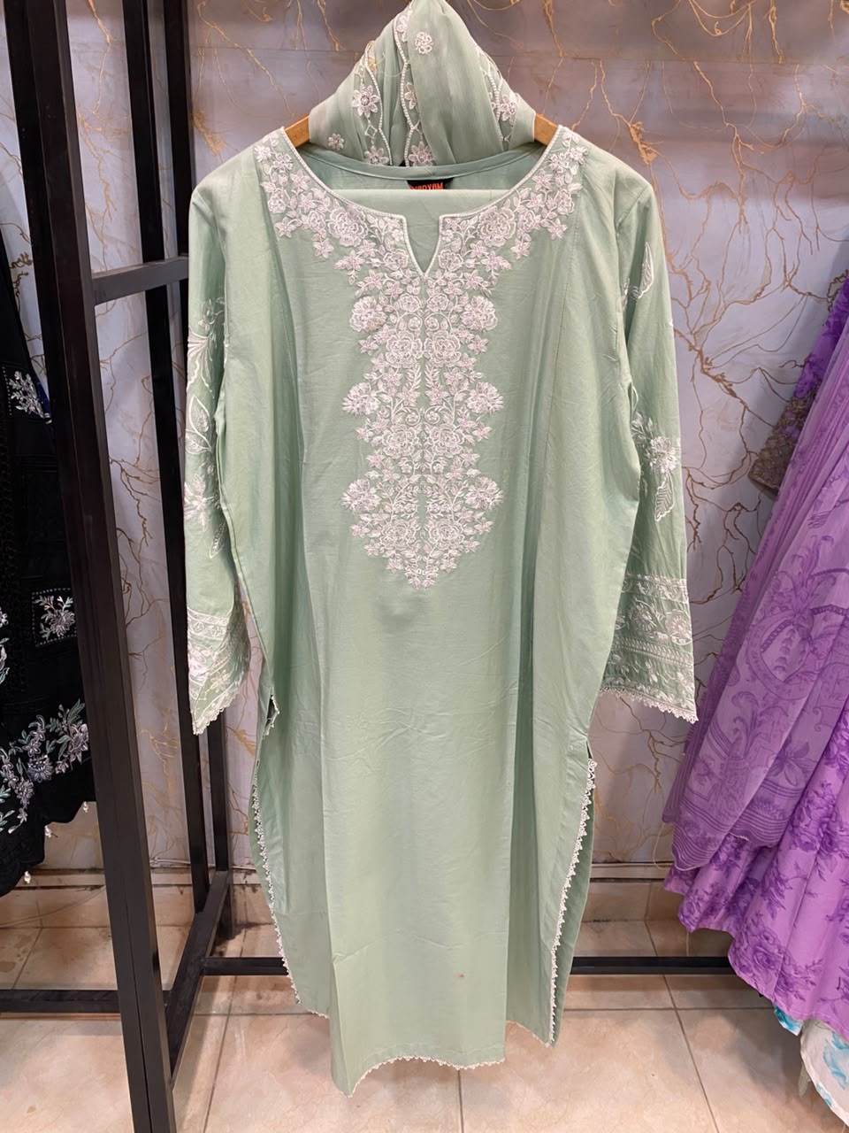 Embroidered Stitch 3pc