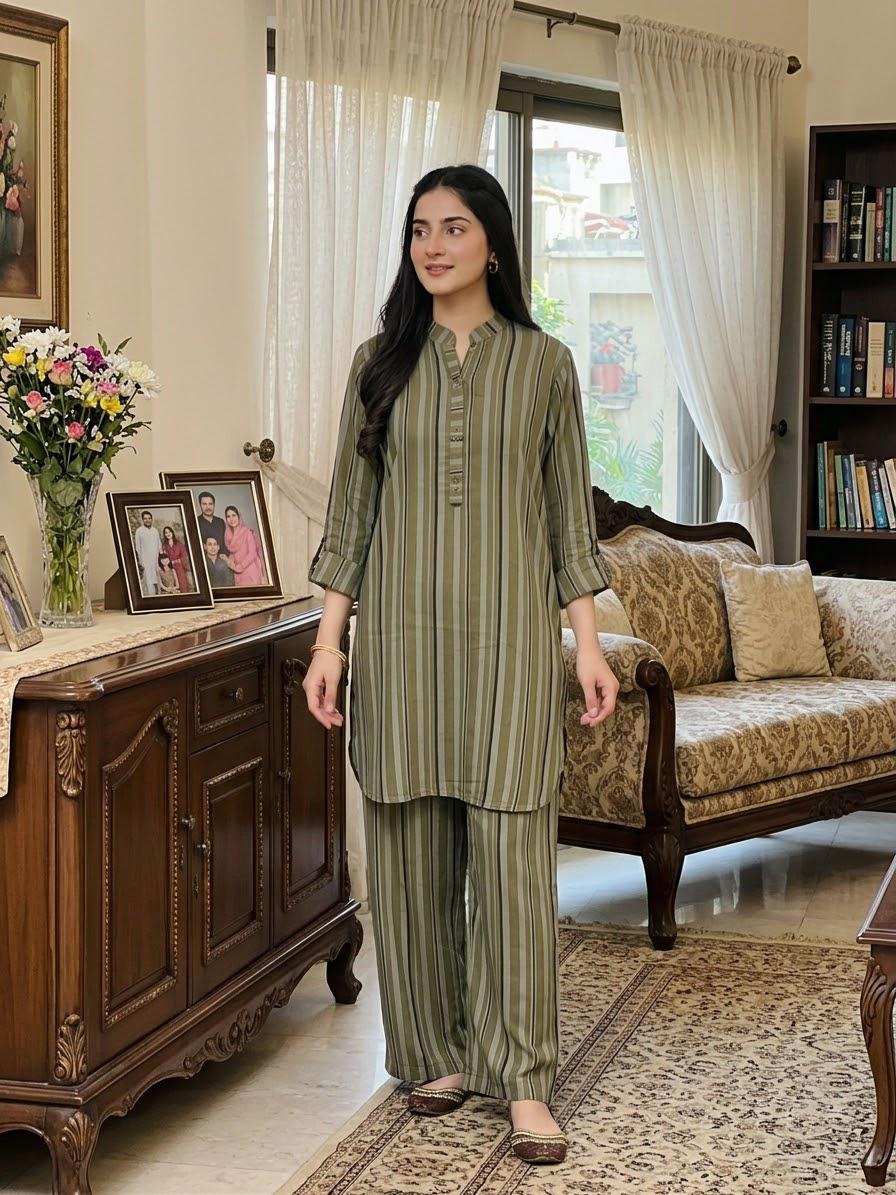 Georgette  Stuff Stitch 2pc