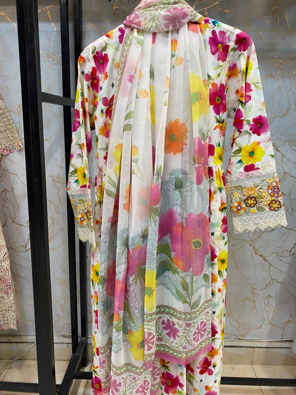 Embroidered Stitch 3pc