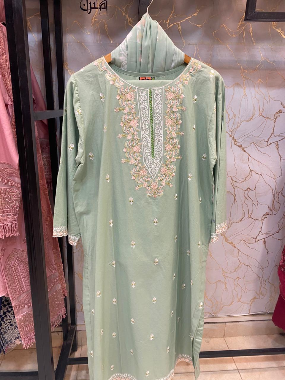Embroidered Stitch 3pc