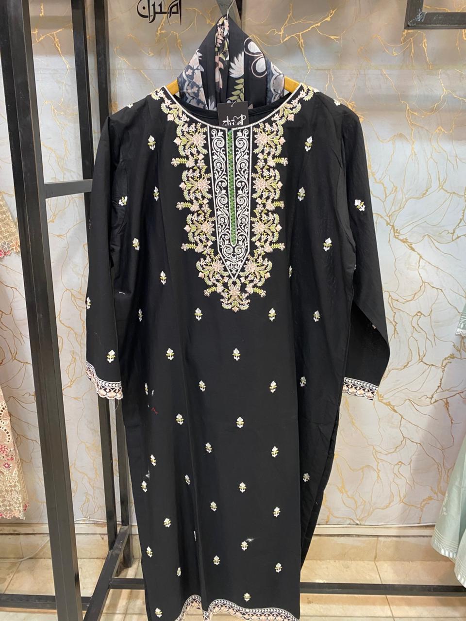 Embroidered Stitch 3pc