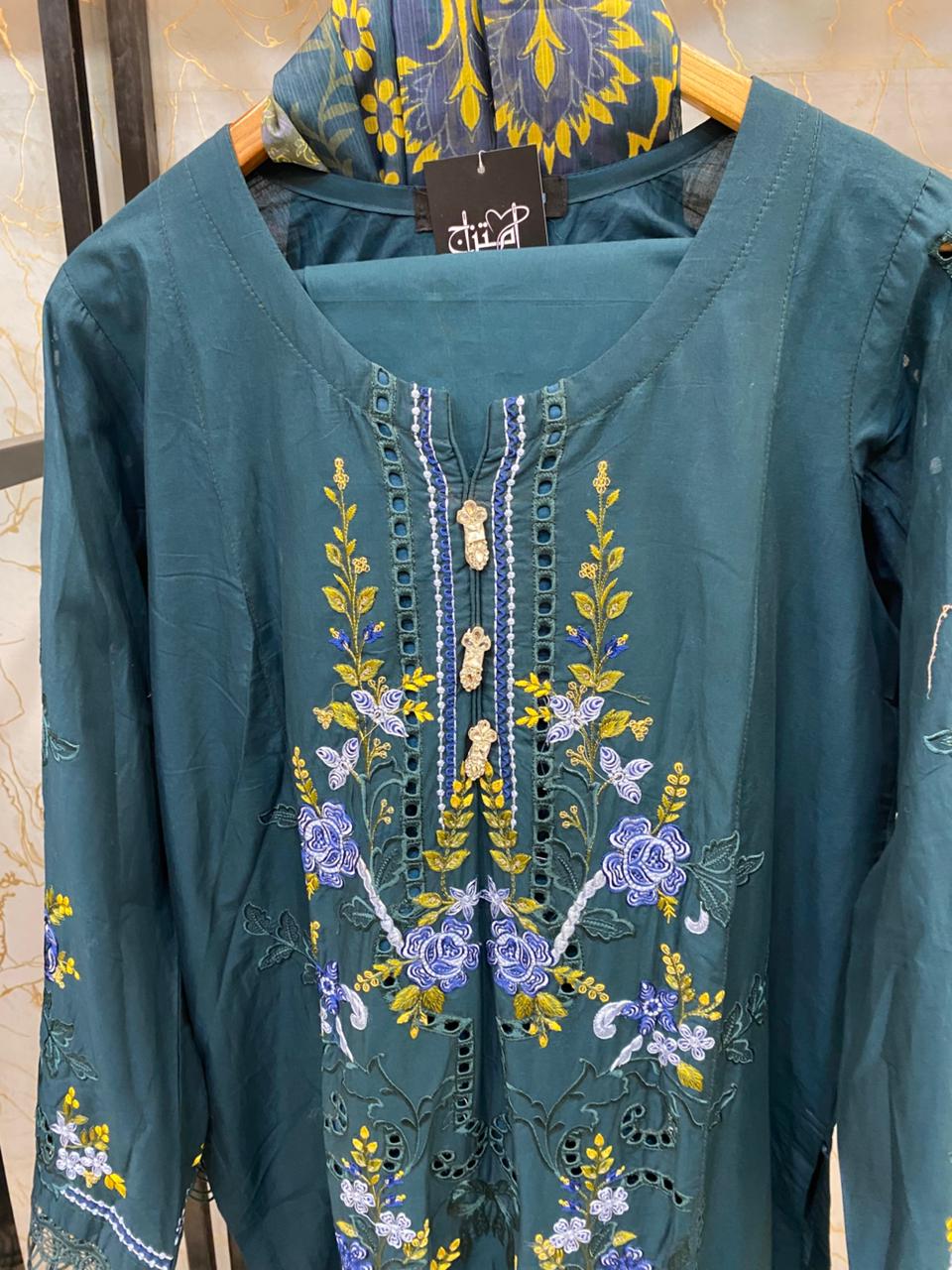 Embroidered Stitch 3pc