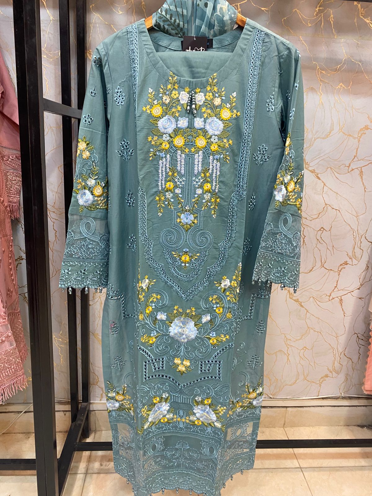 Embroidered Stitch 3pc