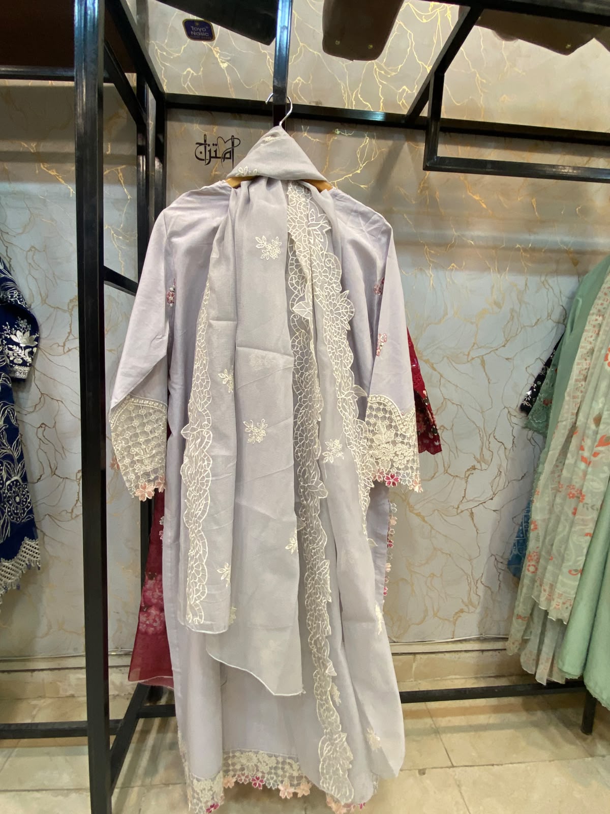 Lawn Embroidered Stitch 3pc