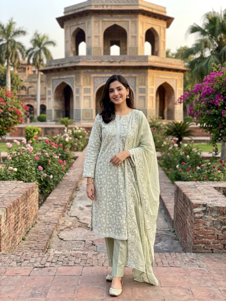 Lawn Printed Stitch 3pc