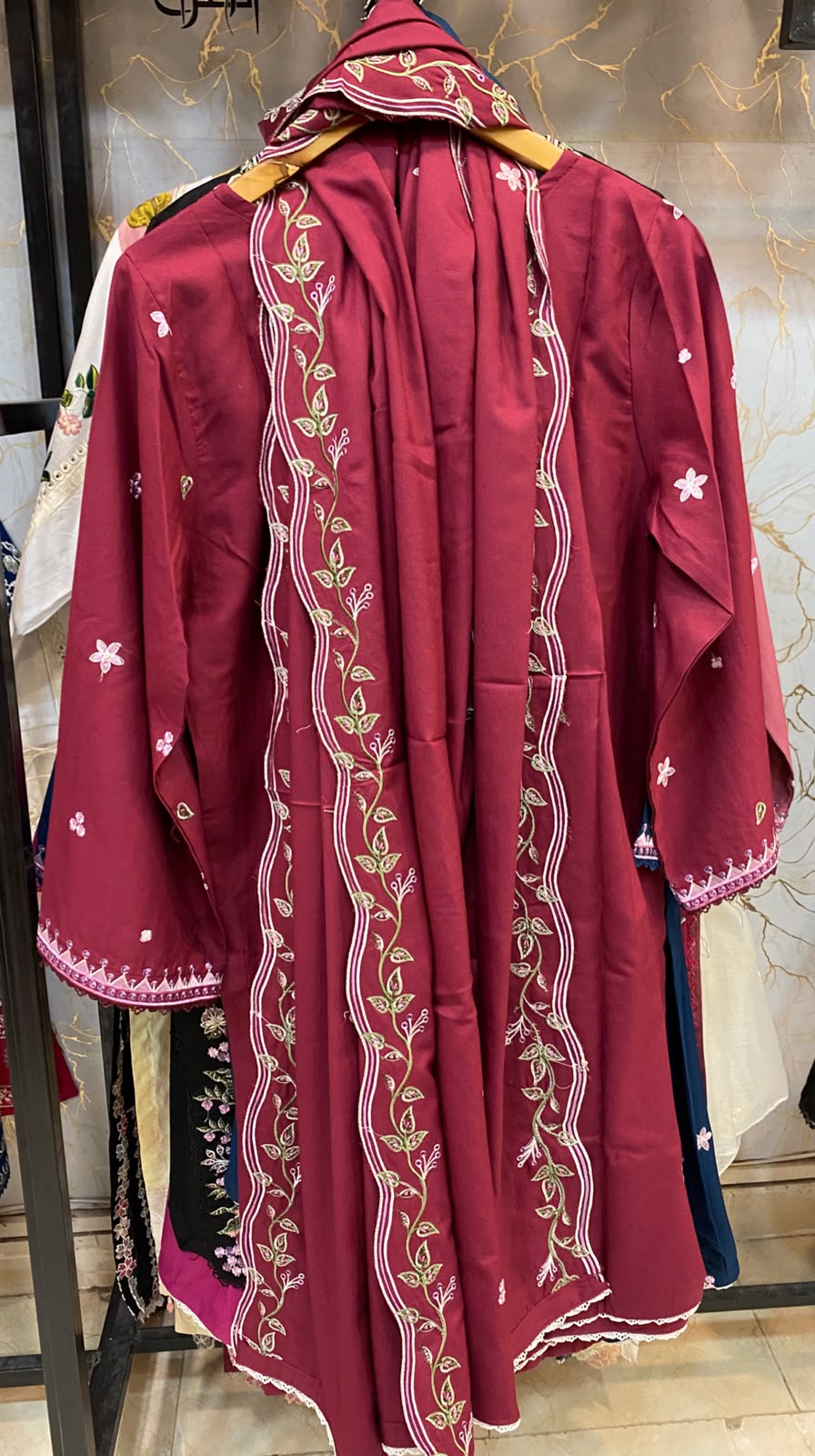 Stuff (Dhanak) Embroidered Stitch 3pc