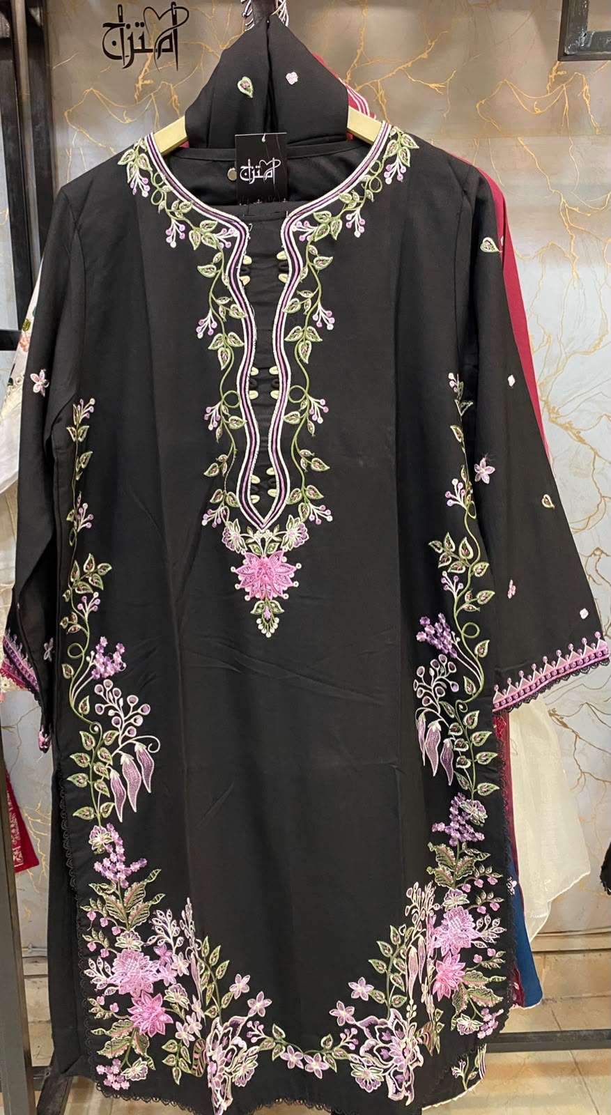 Stuff (Dhanak) Embroidered Stitch 3pc