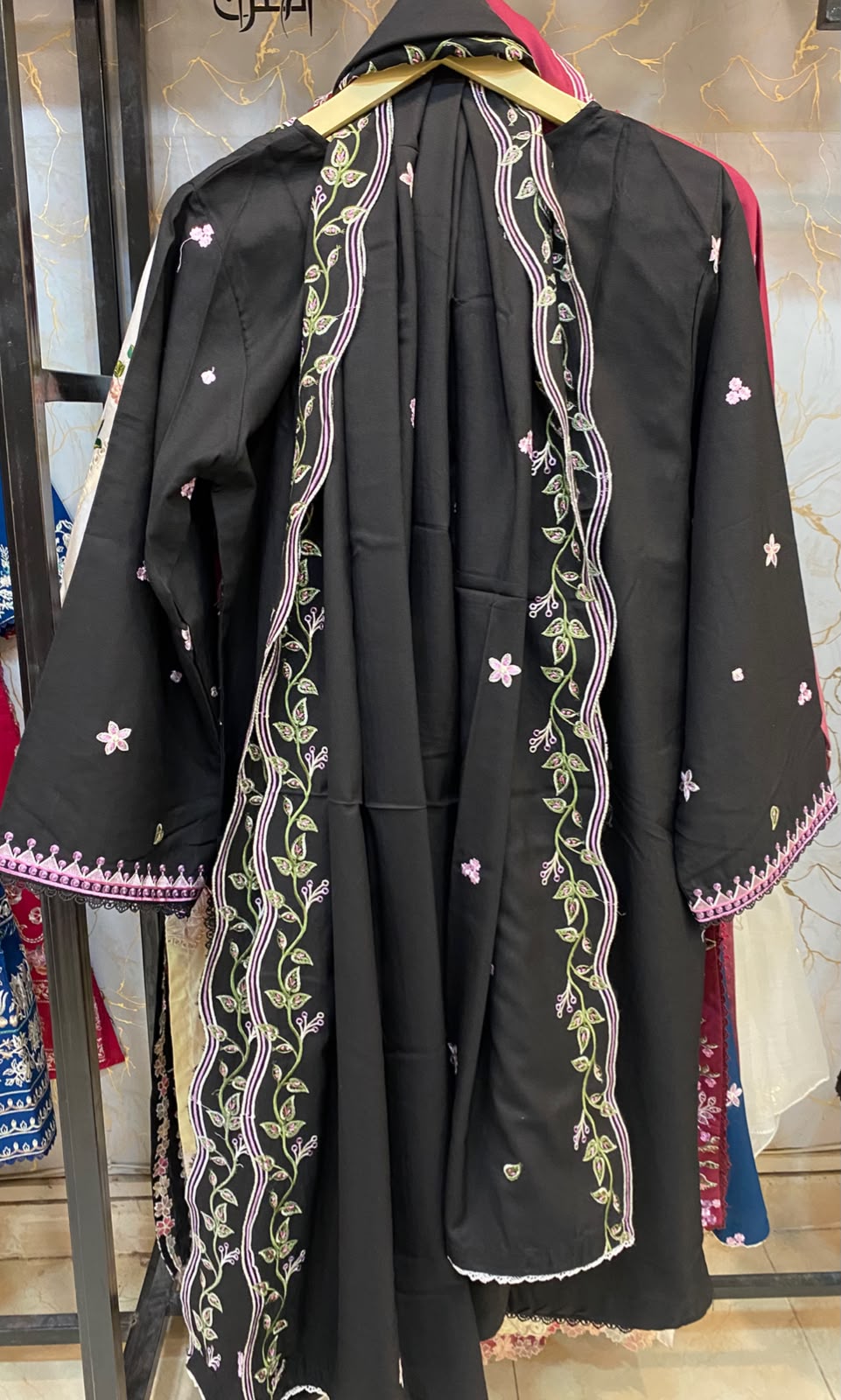 Stuff (Dhanak) Embroidered Stitch 3pc
