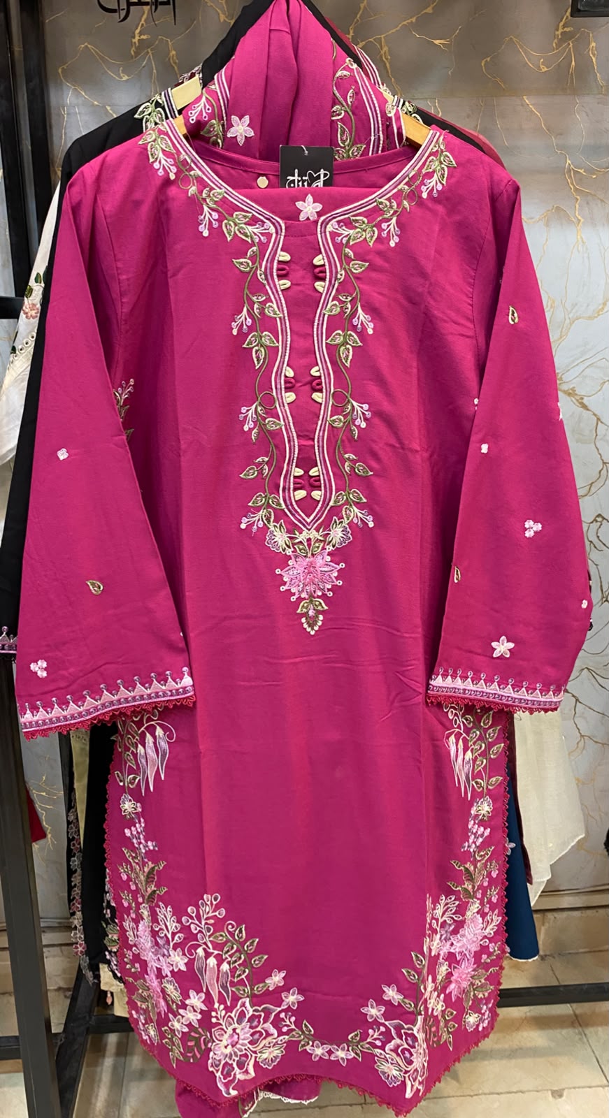 Stuff (Dhanak) Embroidered Stitch 3pc