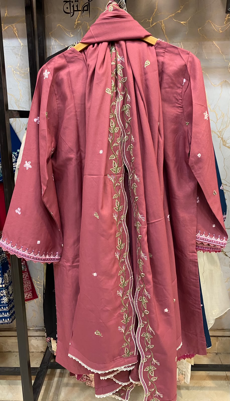 Stuff (Dhanak) Embroidered Stitch 3pc