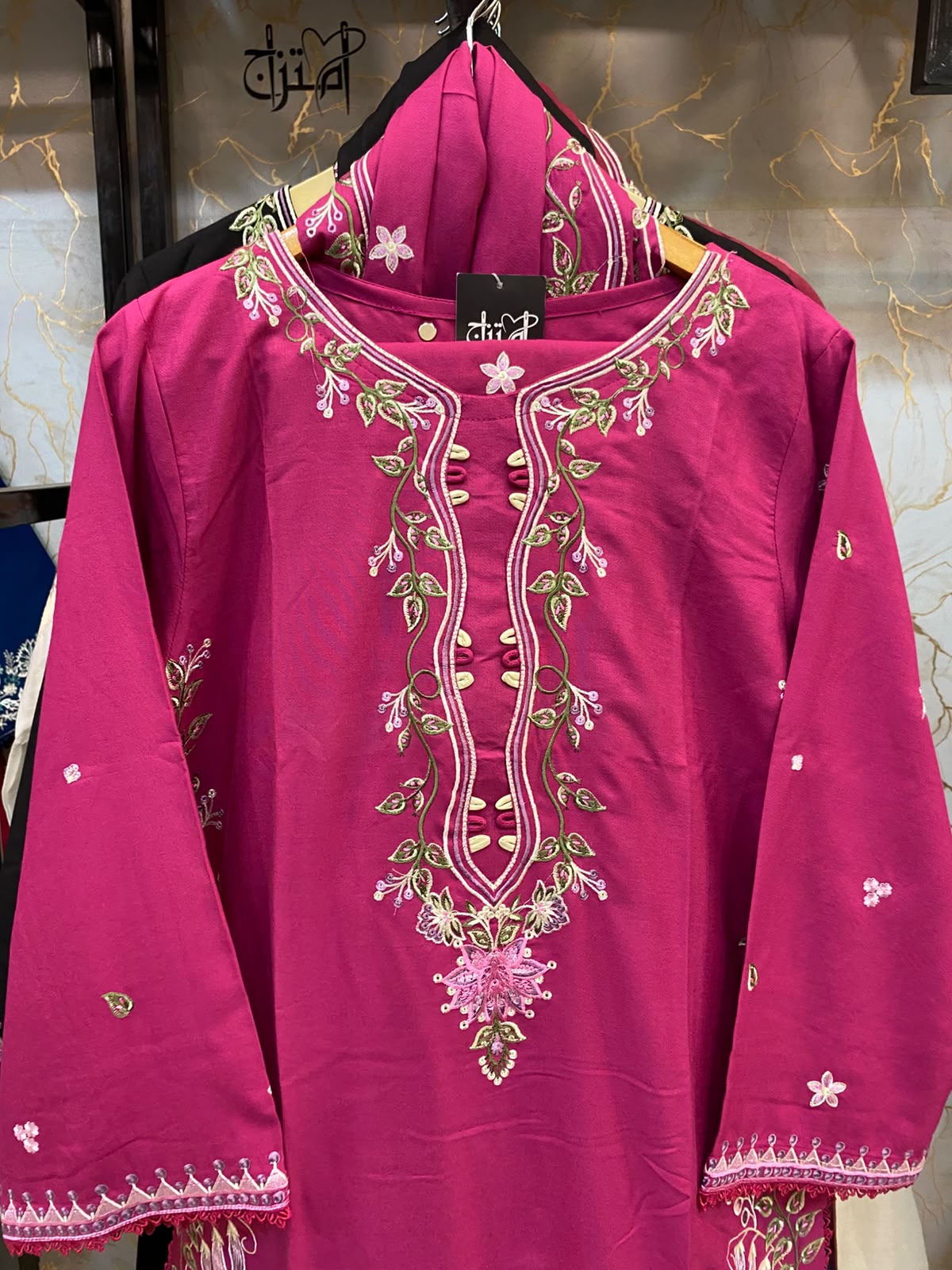 Stuff (Dhanak) Embroidered Stitch 3pc