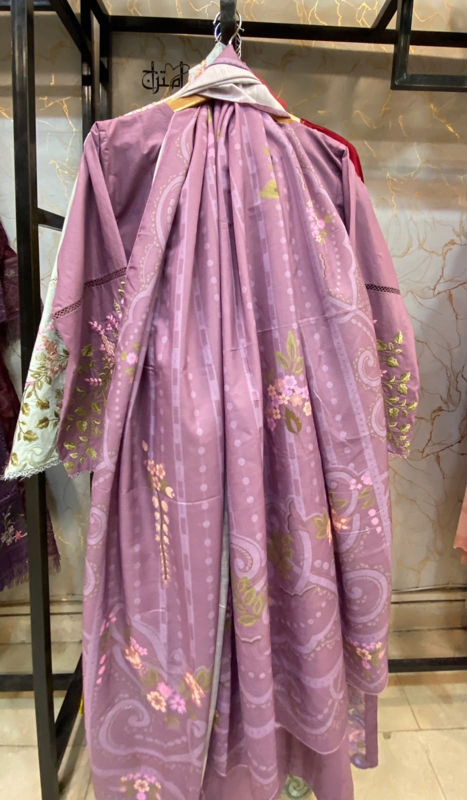Winter Cotton Embeoidered Stitch 3pc
