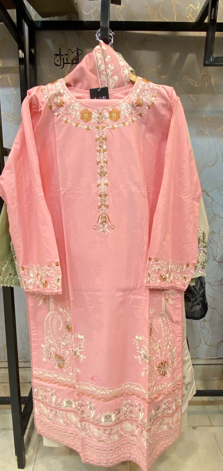 Wunter Cotton Embroidered Stitch 3pc
