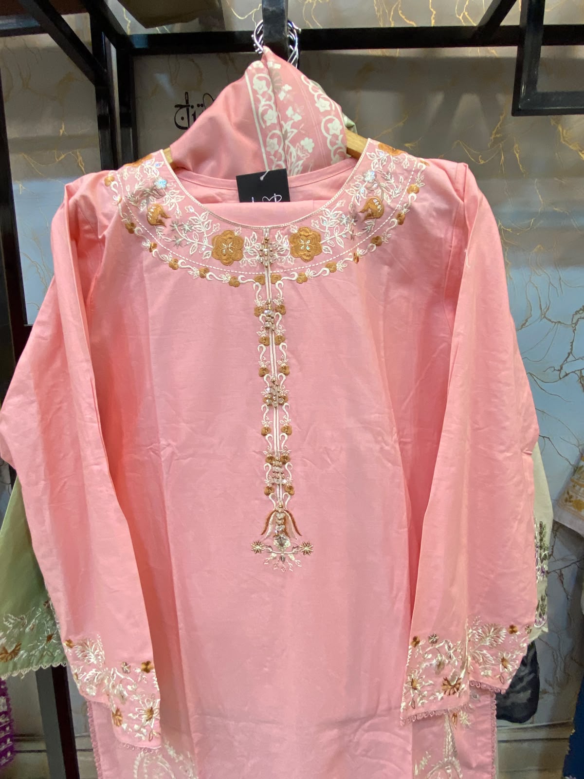 Wunter Cotton Embroidered Stitch 3pc
