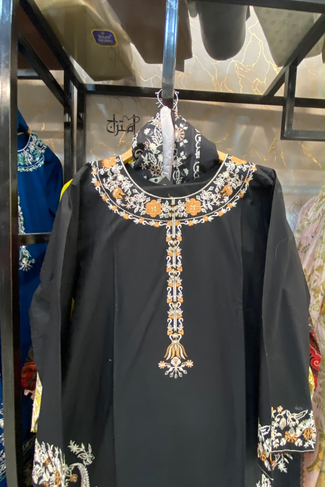 Winter Cotton Embroidered Stitch 3pc
