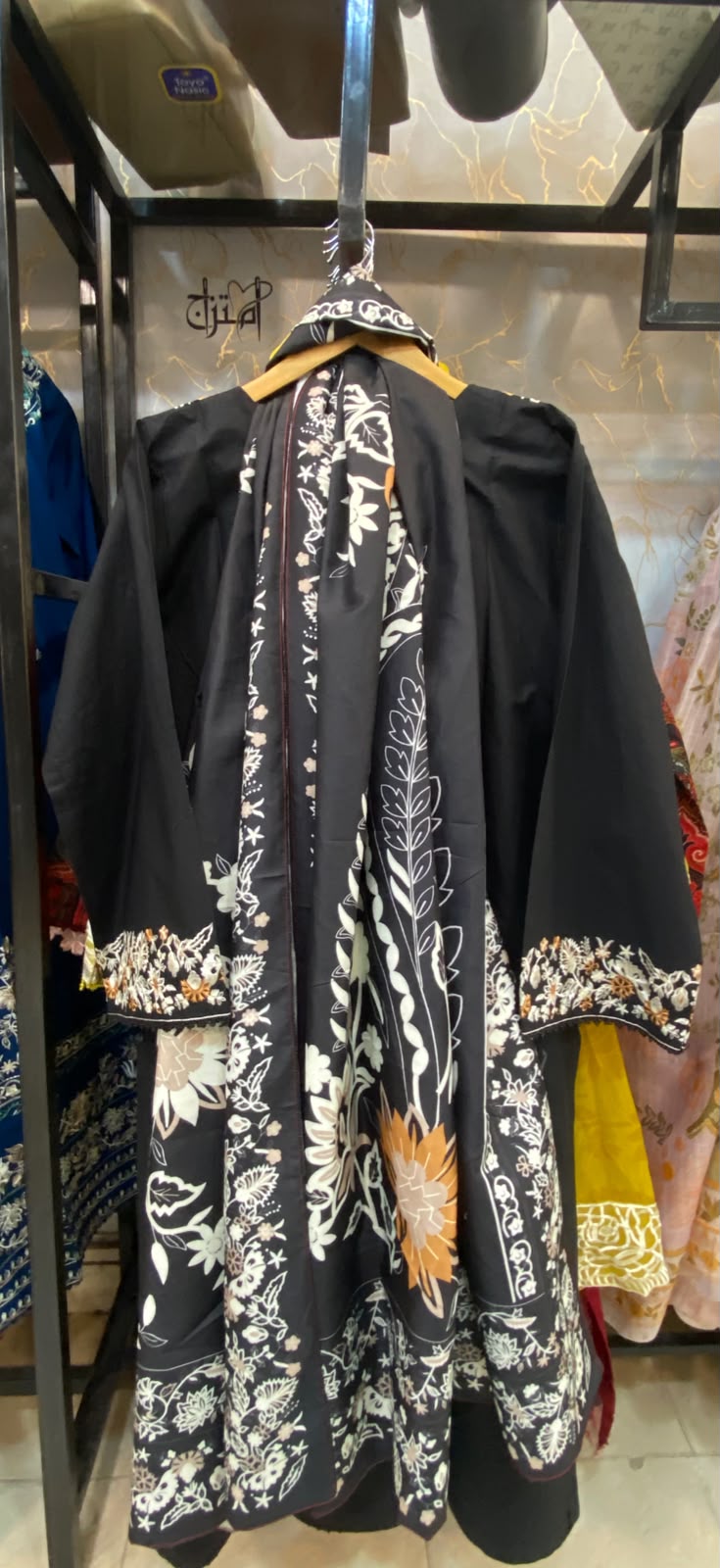 Winter Cotton Embroidered Stitch 3pc
