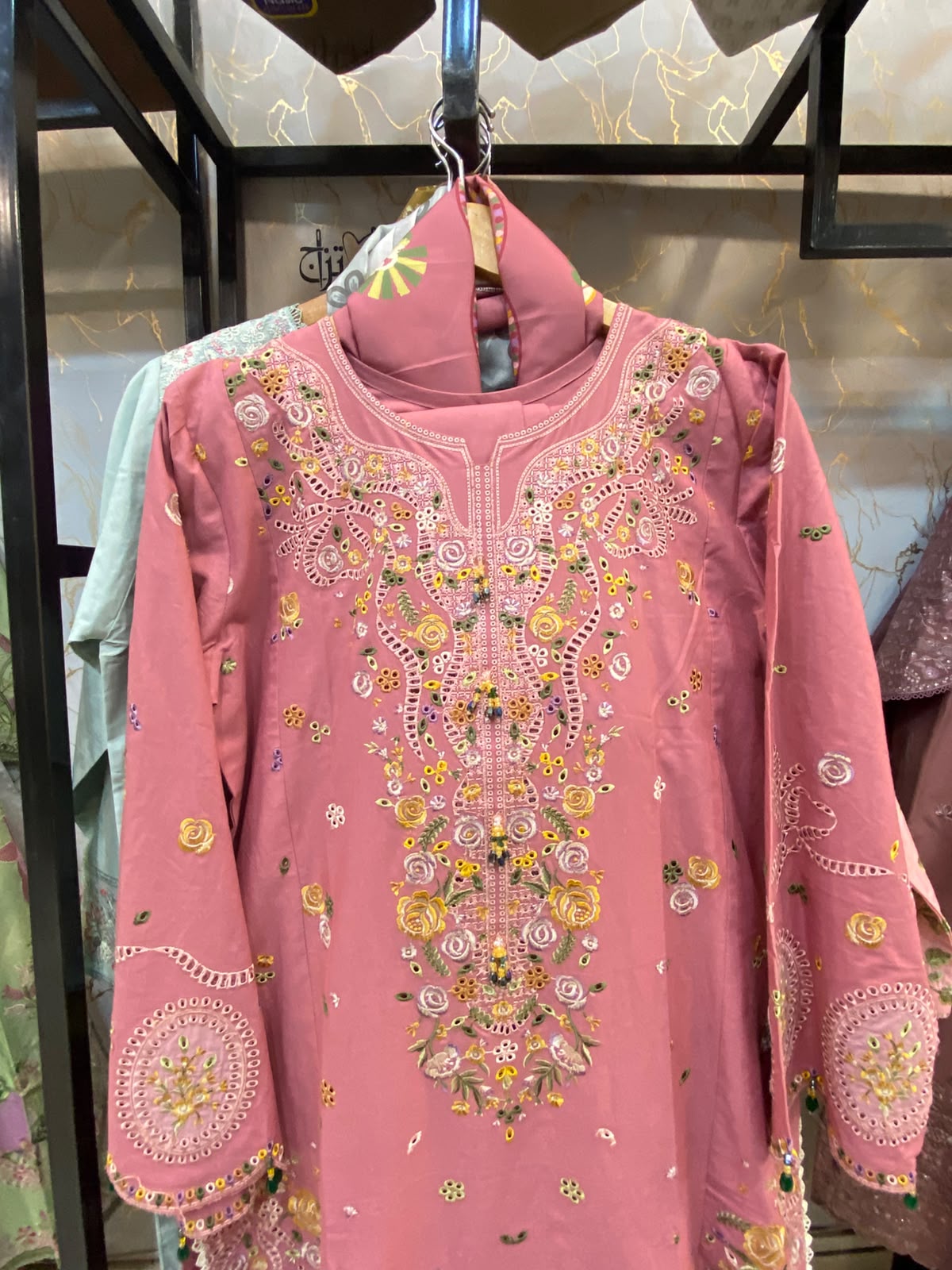 Winter Khaddar Embroidered Stitch 3pc