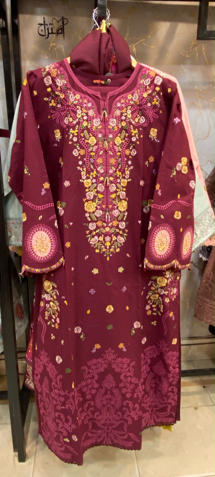 Winter Khaddar Embroidered Stitch 3pc