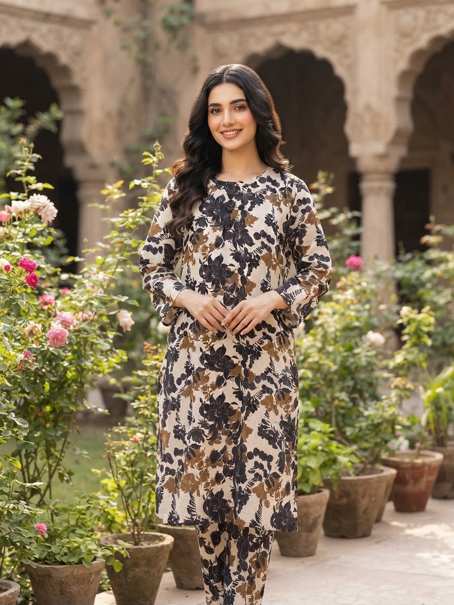 Stuff (Khaddar) Printed Stitch 2pc
