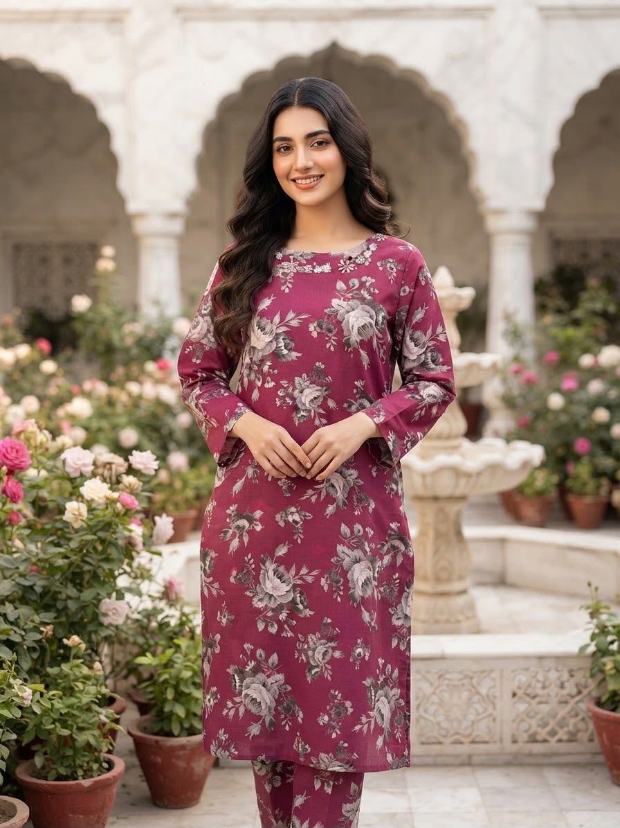 Stuff (Khaddar) Printed Stitch 2pc