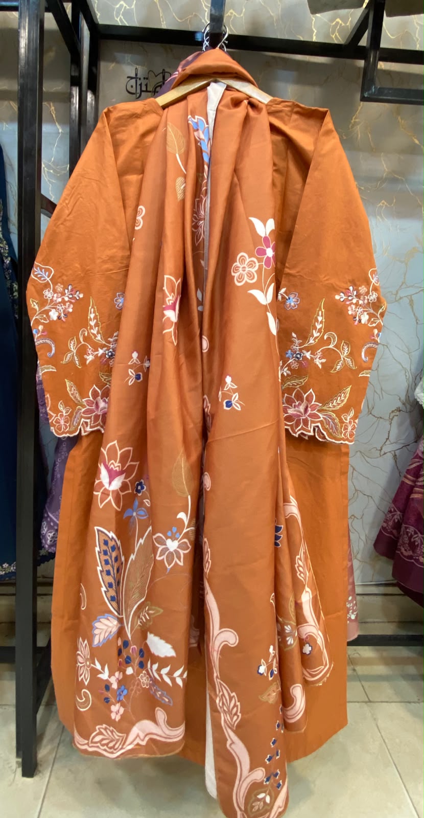 Winter Cotton Embroidered Stitch 3pc