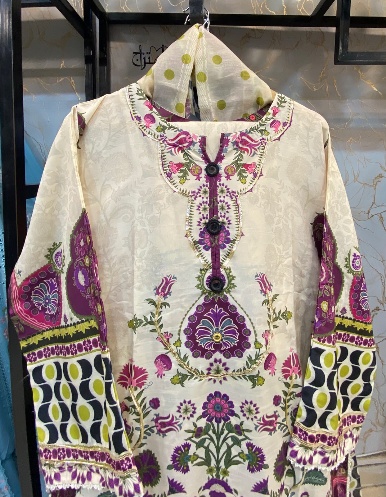 Stuff (Viscous) Stitch Kaftan 3pc