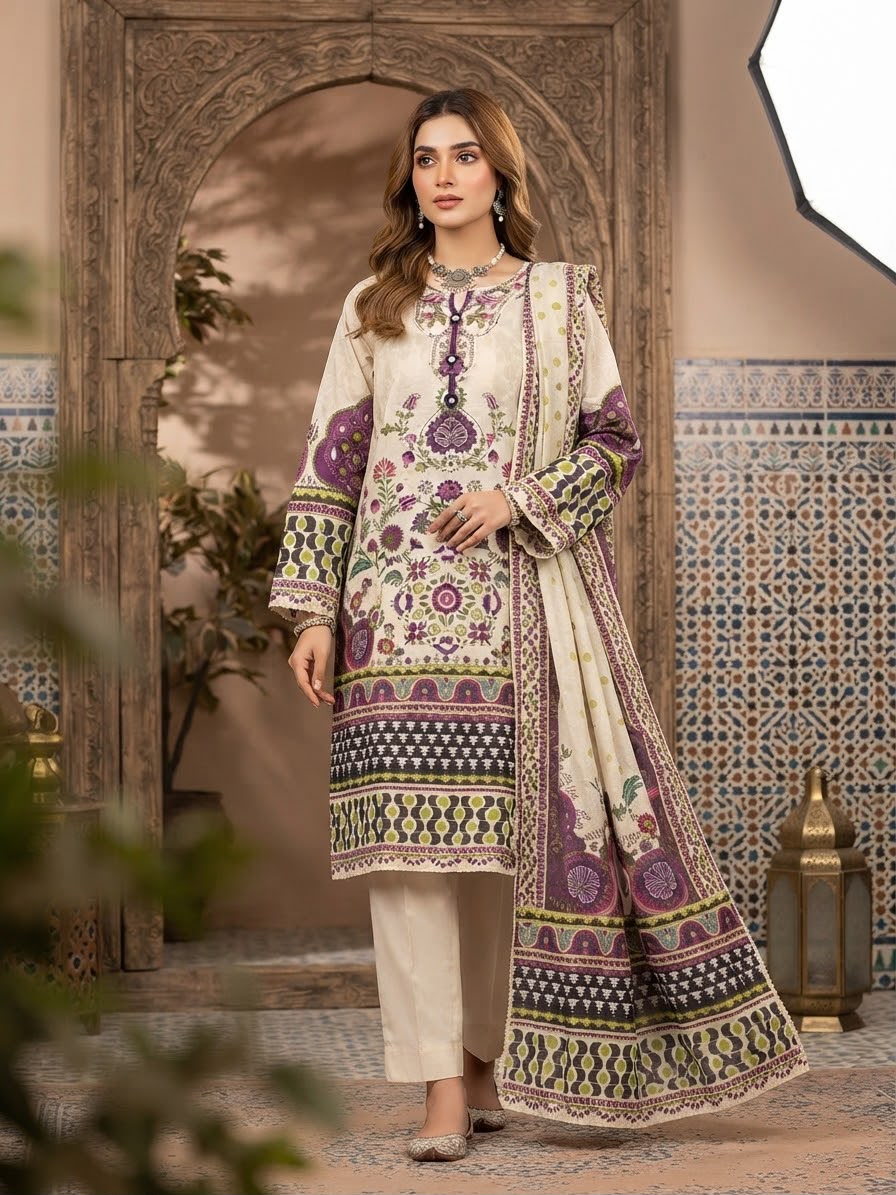 Stuff (Viscous) Stitch Kaftan 3pc