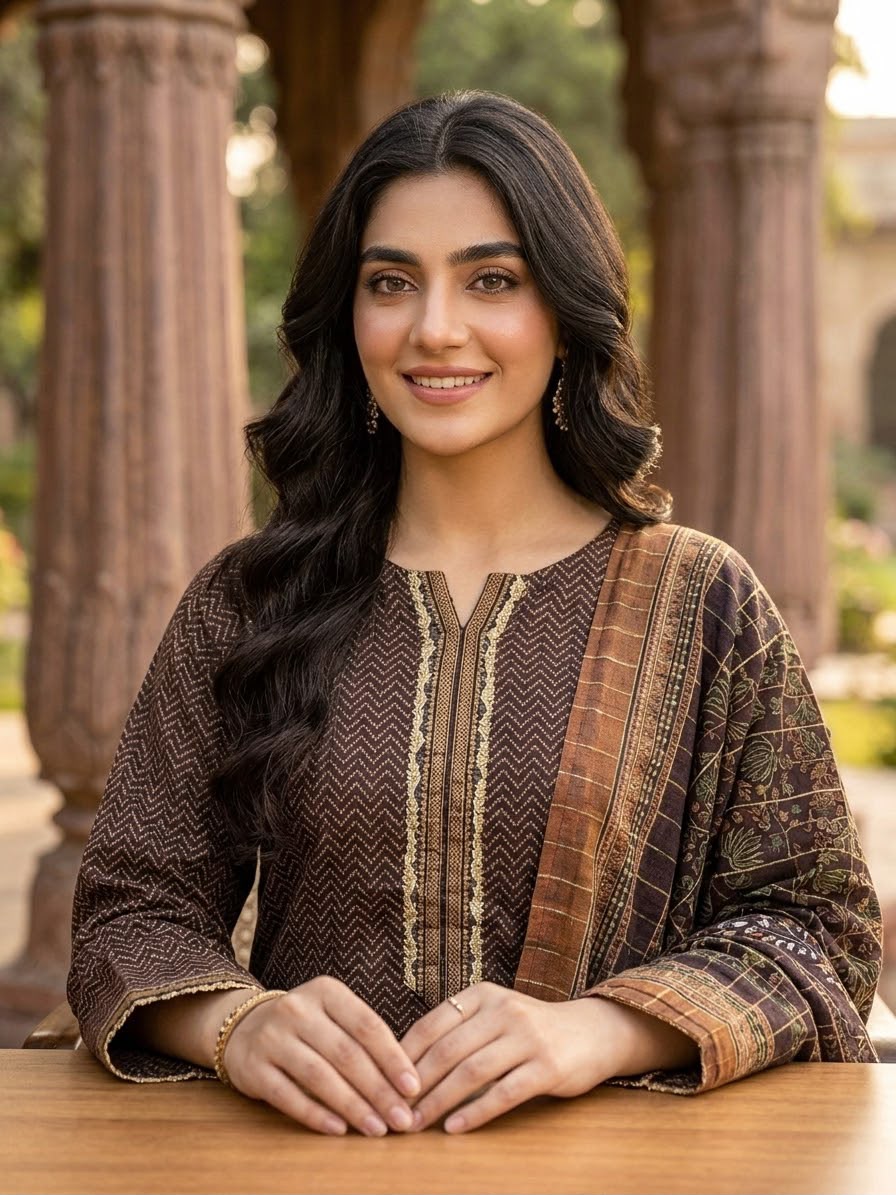 Winter Khaddar Stitch 3pc