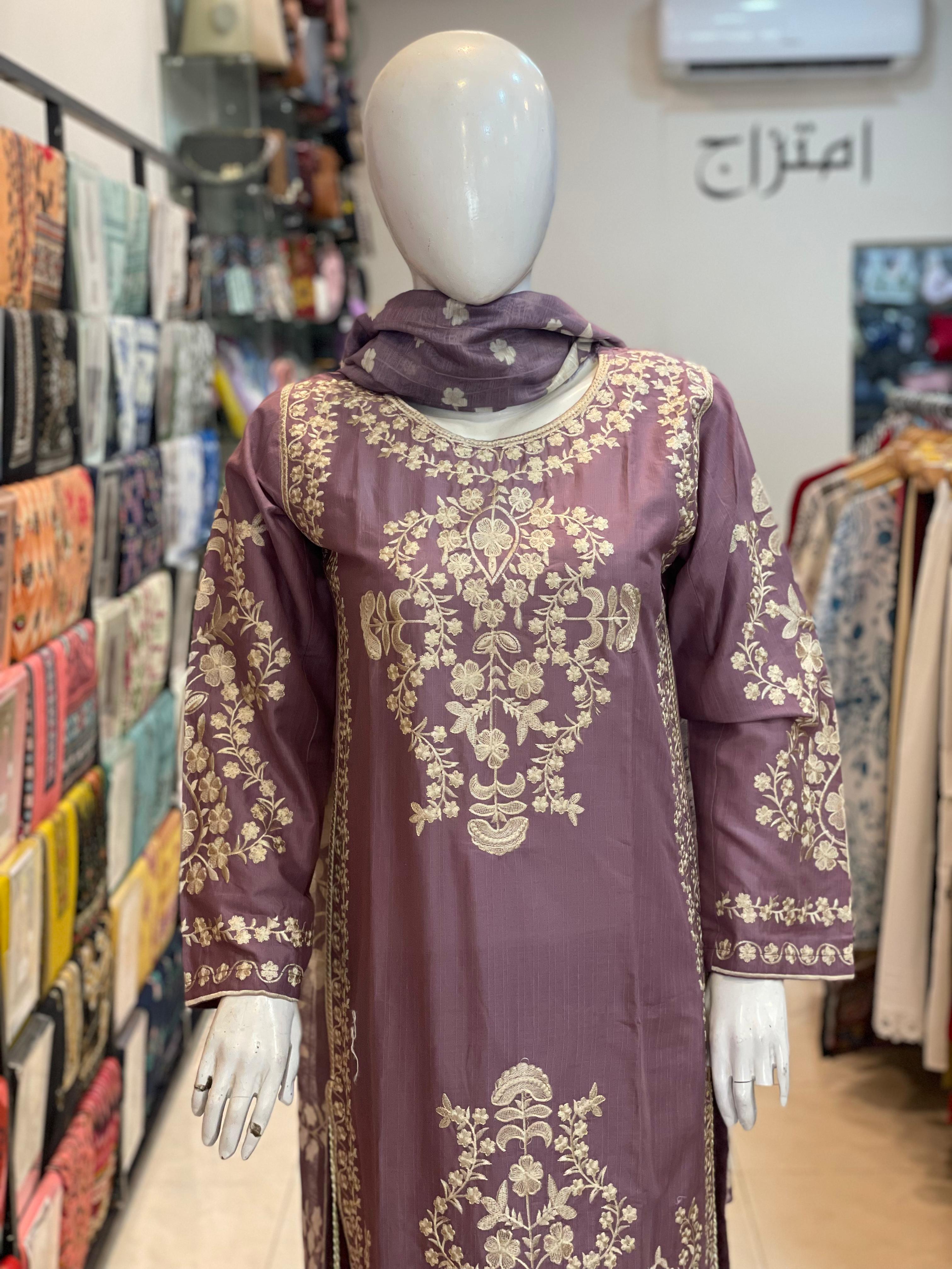 3 PIECE - EMBROIDERED LAWN SUIT