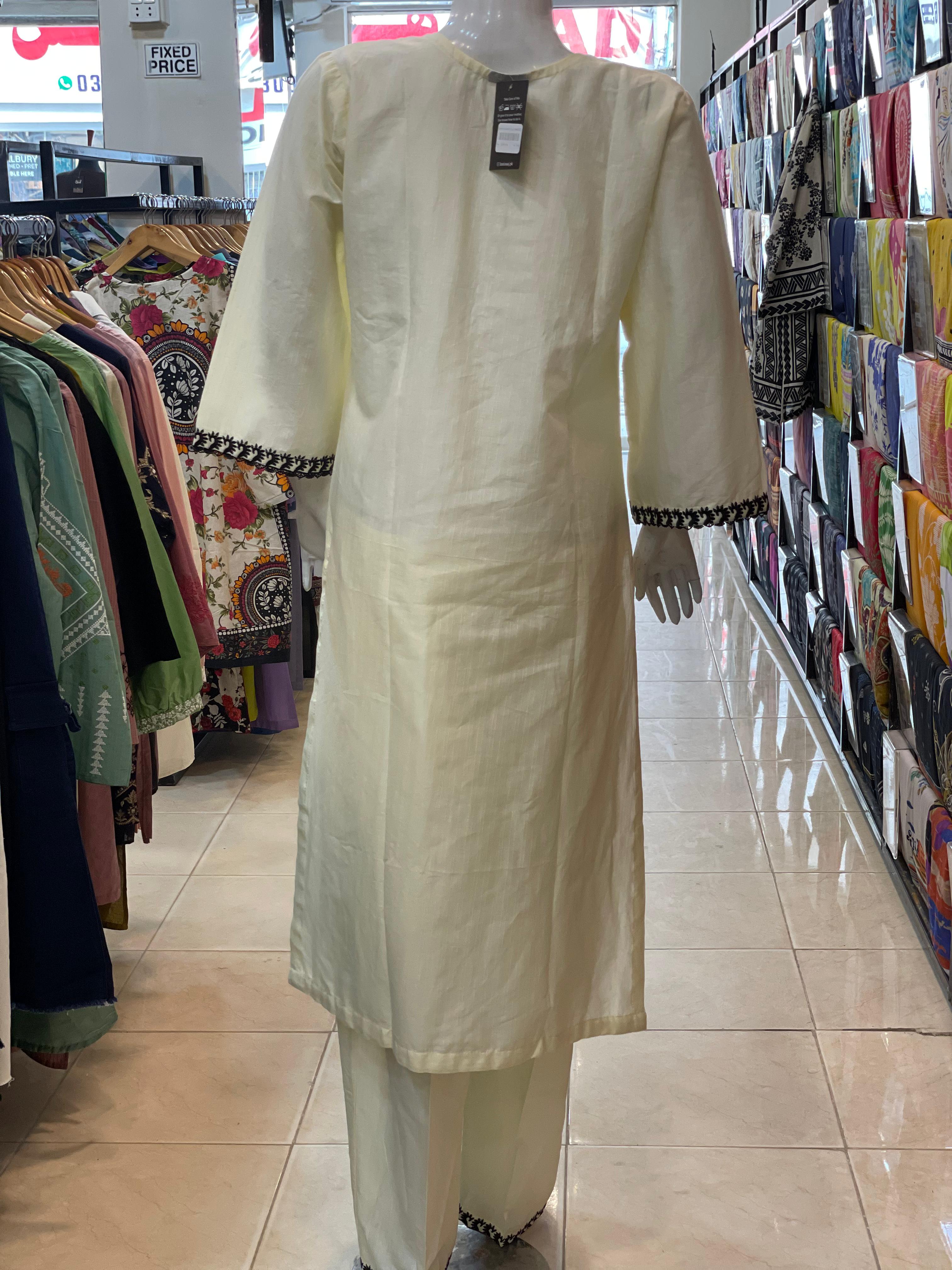 2 PIECE - EMBROIDERED LAWN SUIT