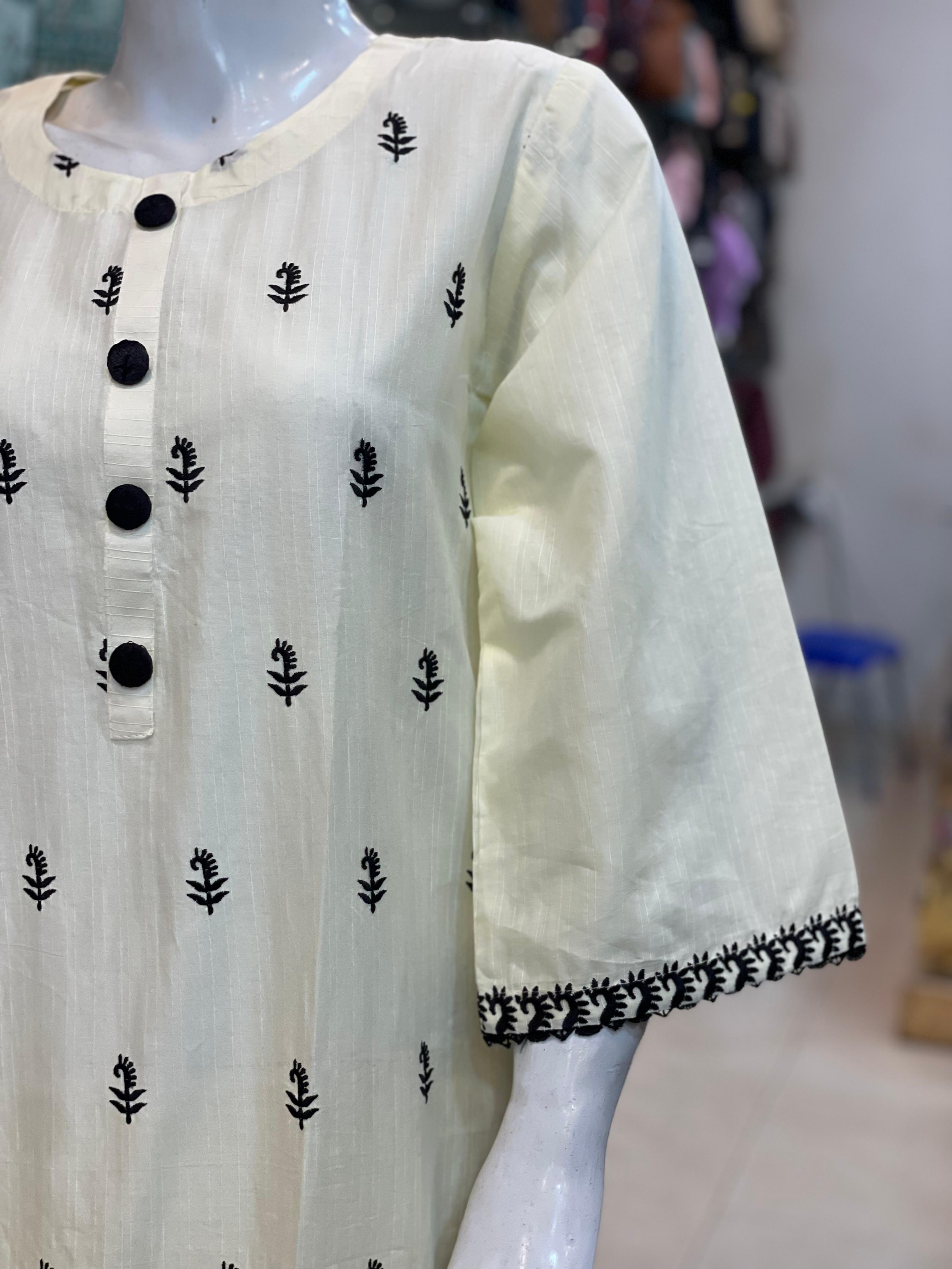 2 PIECE - EMBROIDERED LAWN SUIT