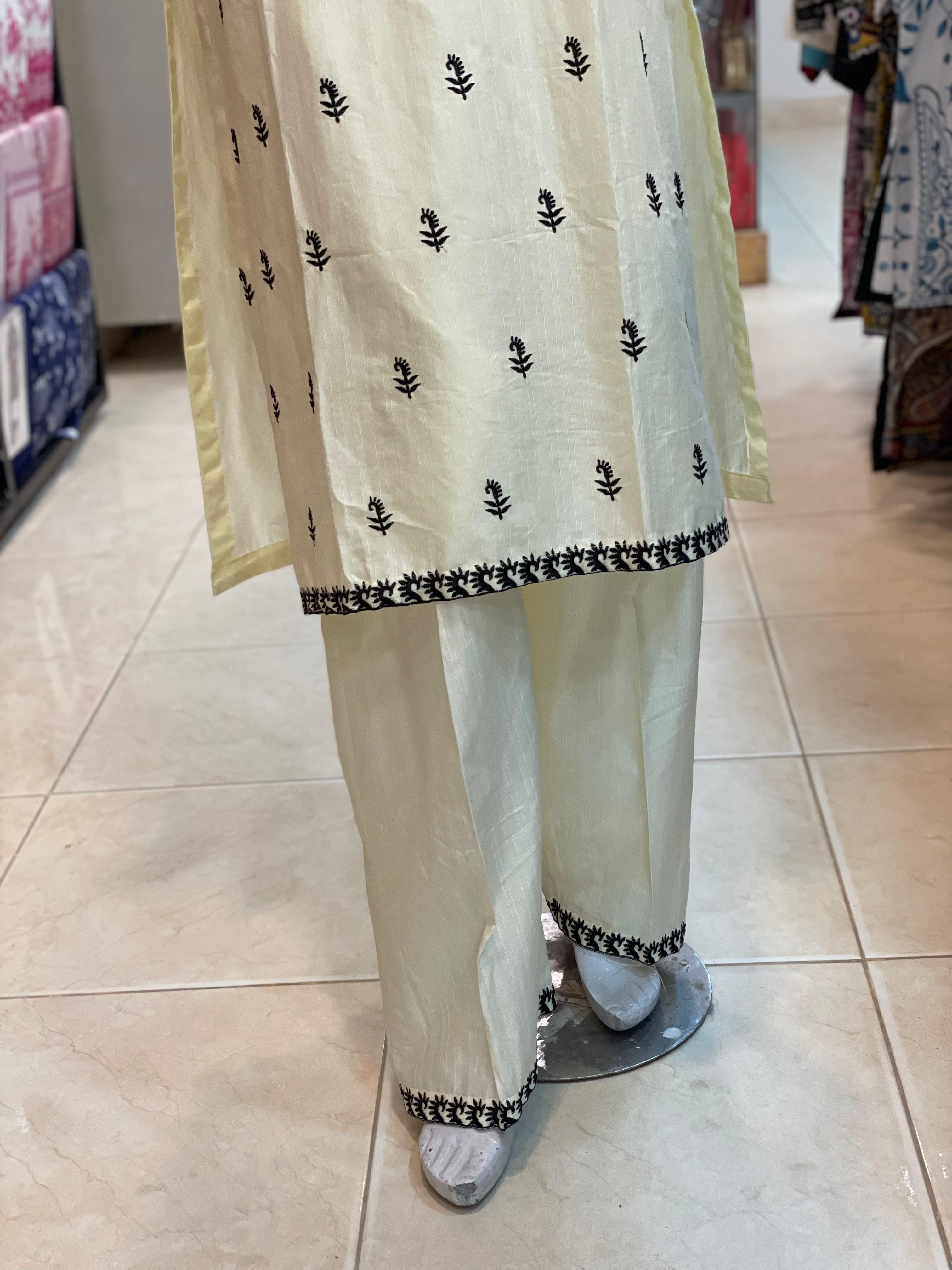 2 PIECE - EMBROIDERED LAWN SUIT