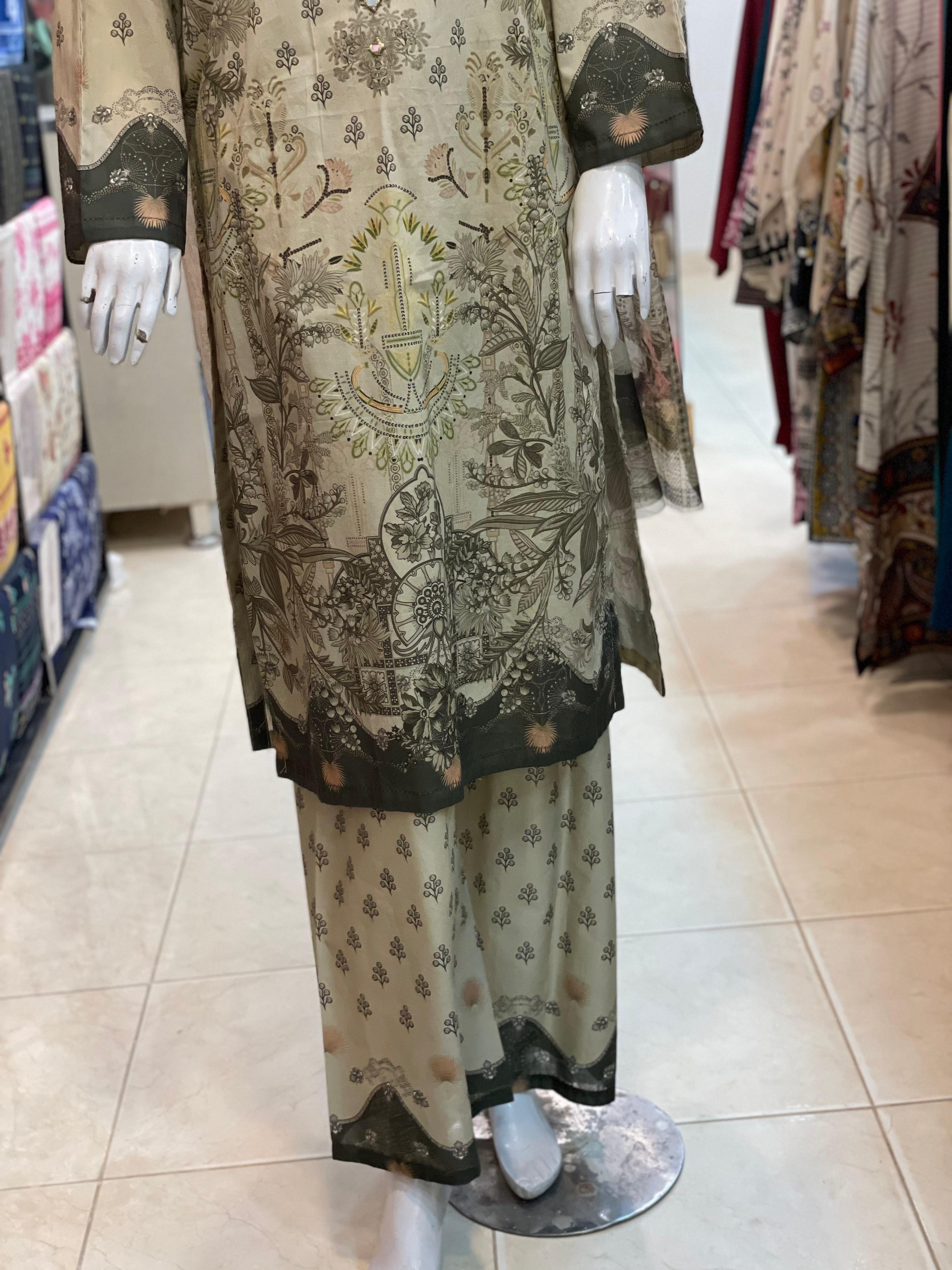 3 PIECE - EMBROIDERED LAWN SUIT