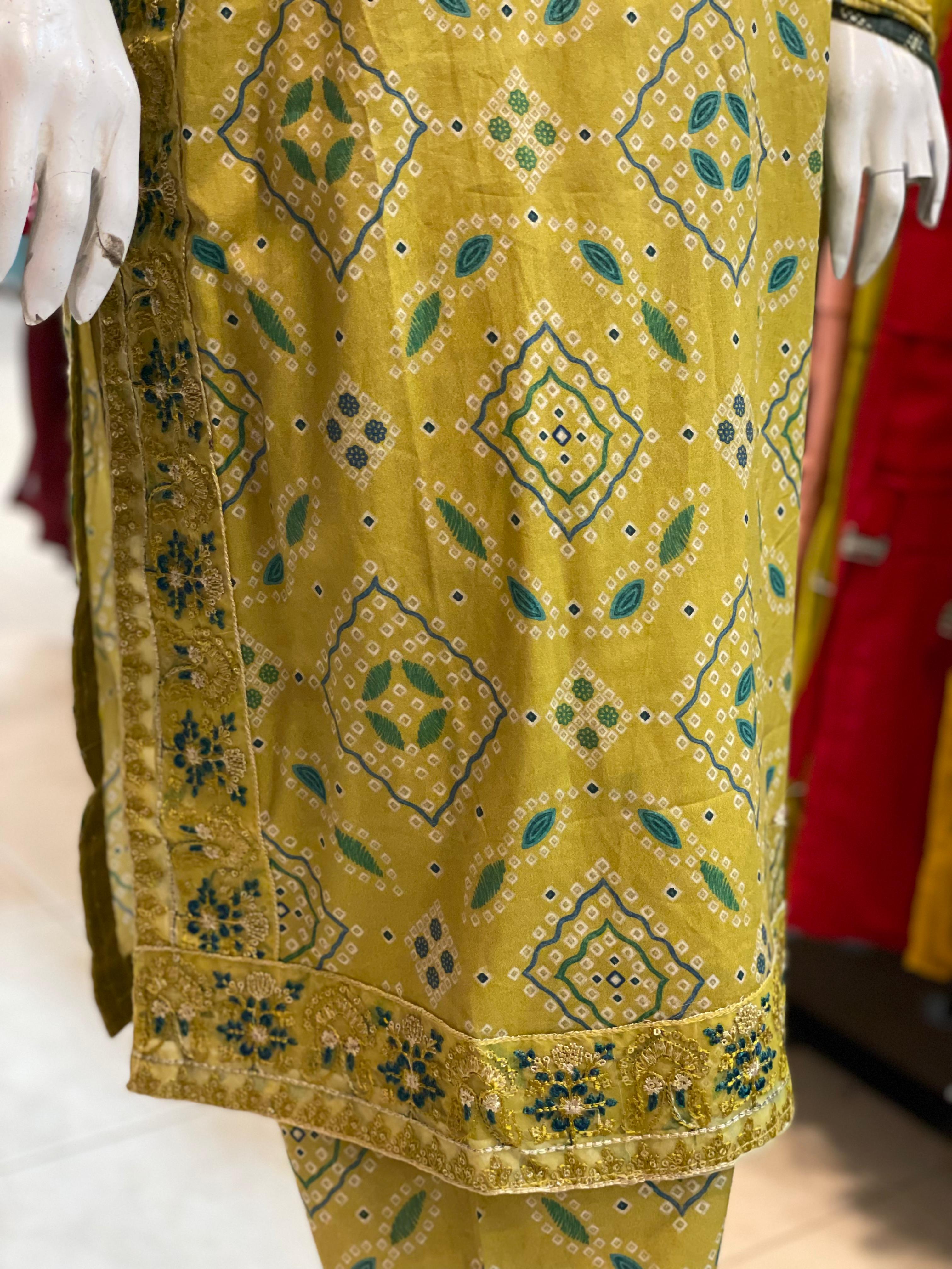 3 PIECE - EMBROIDERED LAWN SUIT