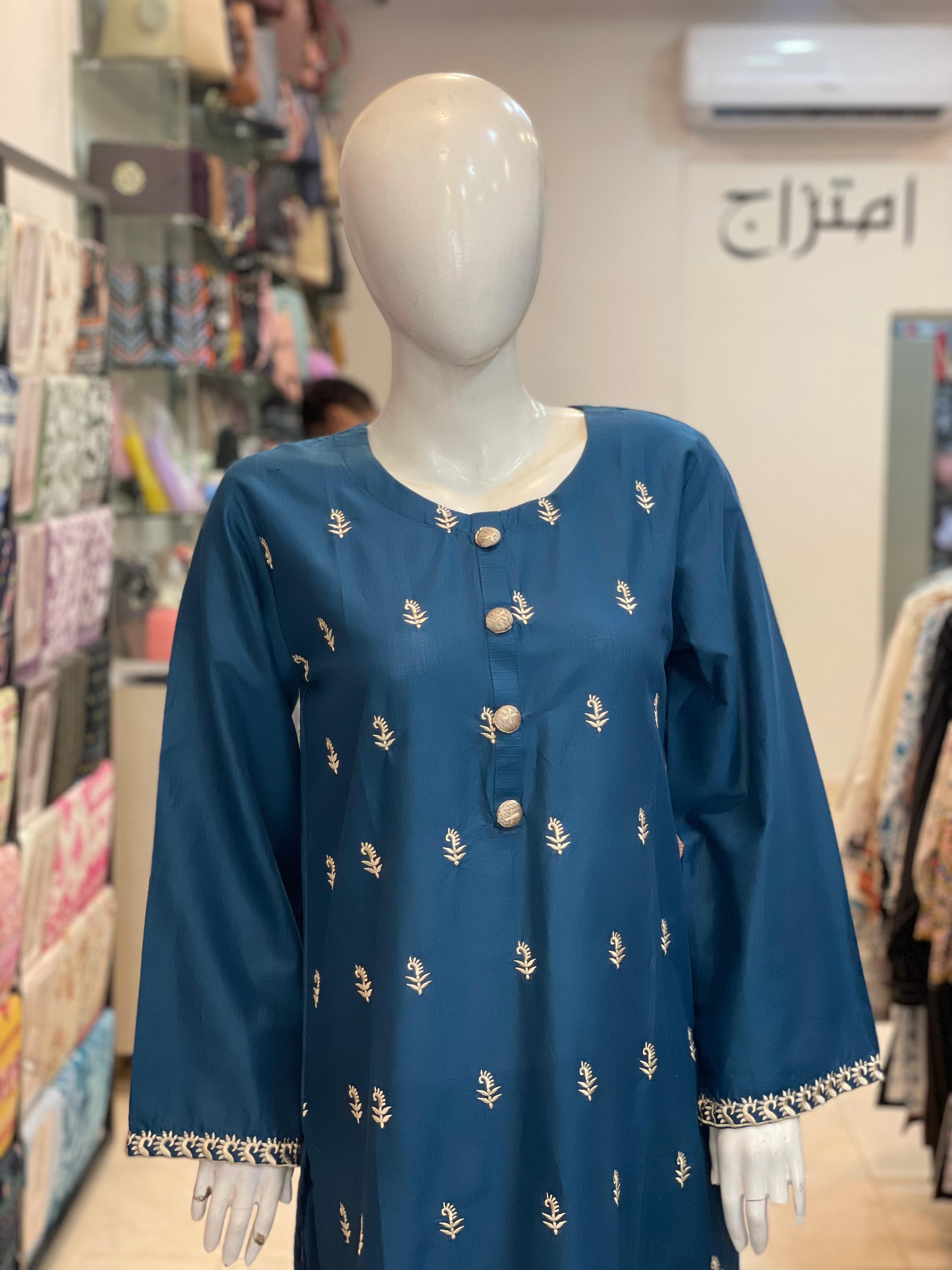 2 PIECE - EMBROIDERED LAWN SUIT