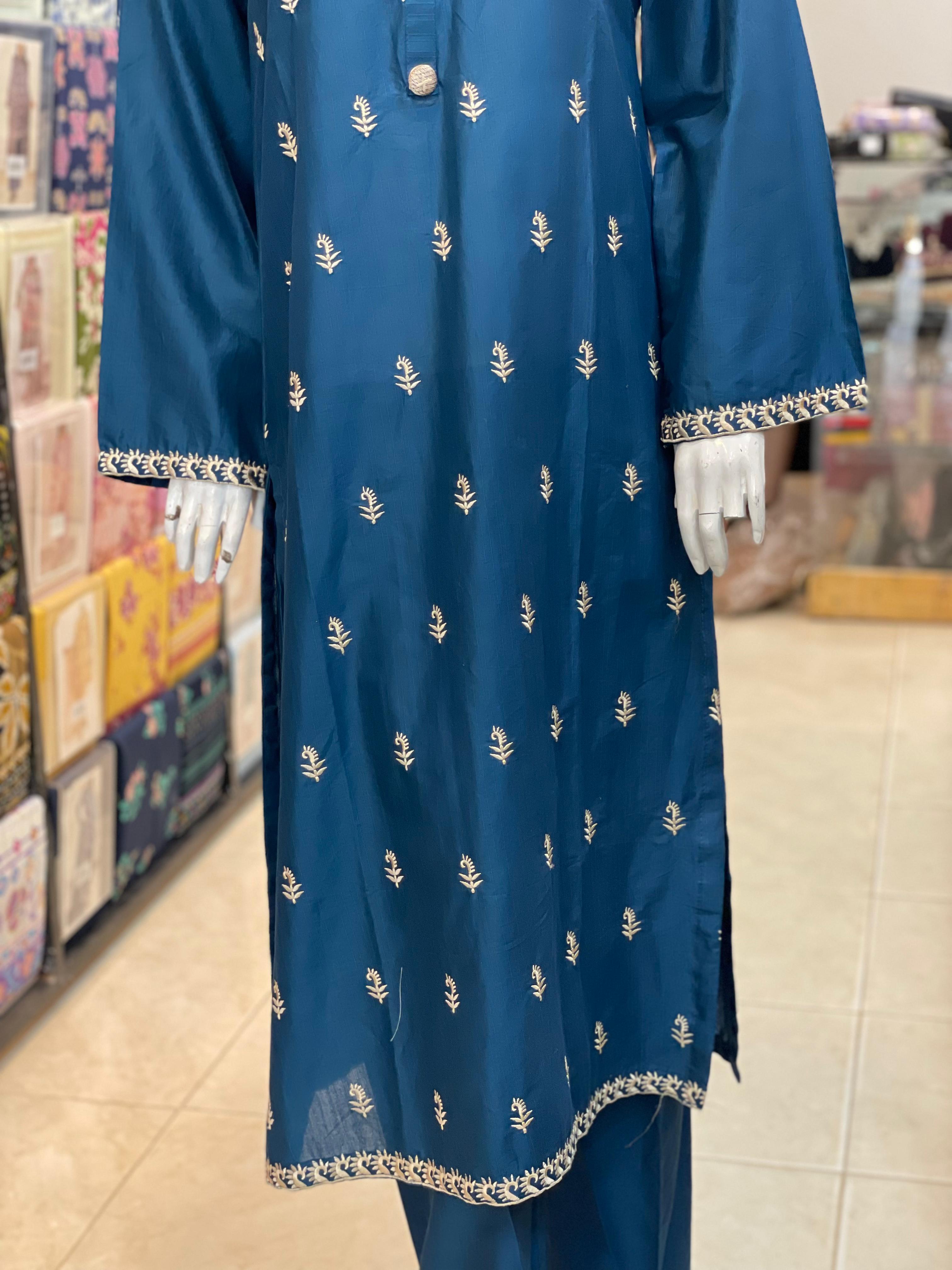 2 PIECE - EMBROIDERED LAWN SUIT