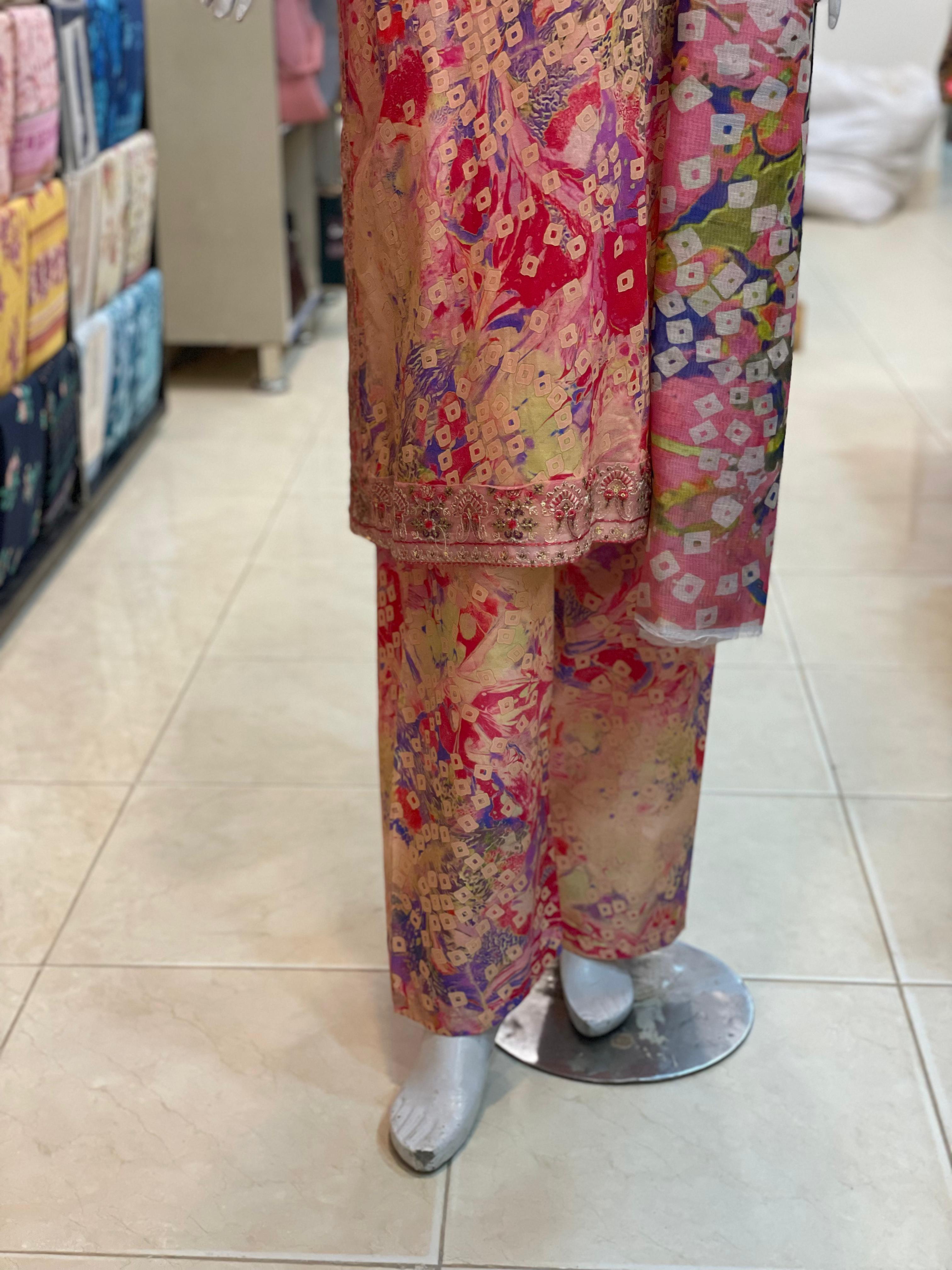 3 PIECE - EMBROIDERED LAWN SUIT