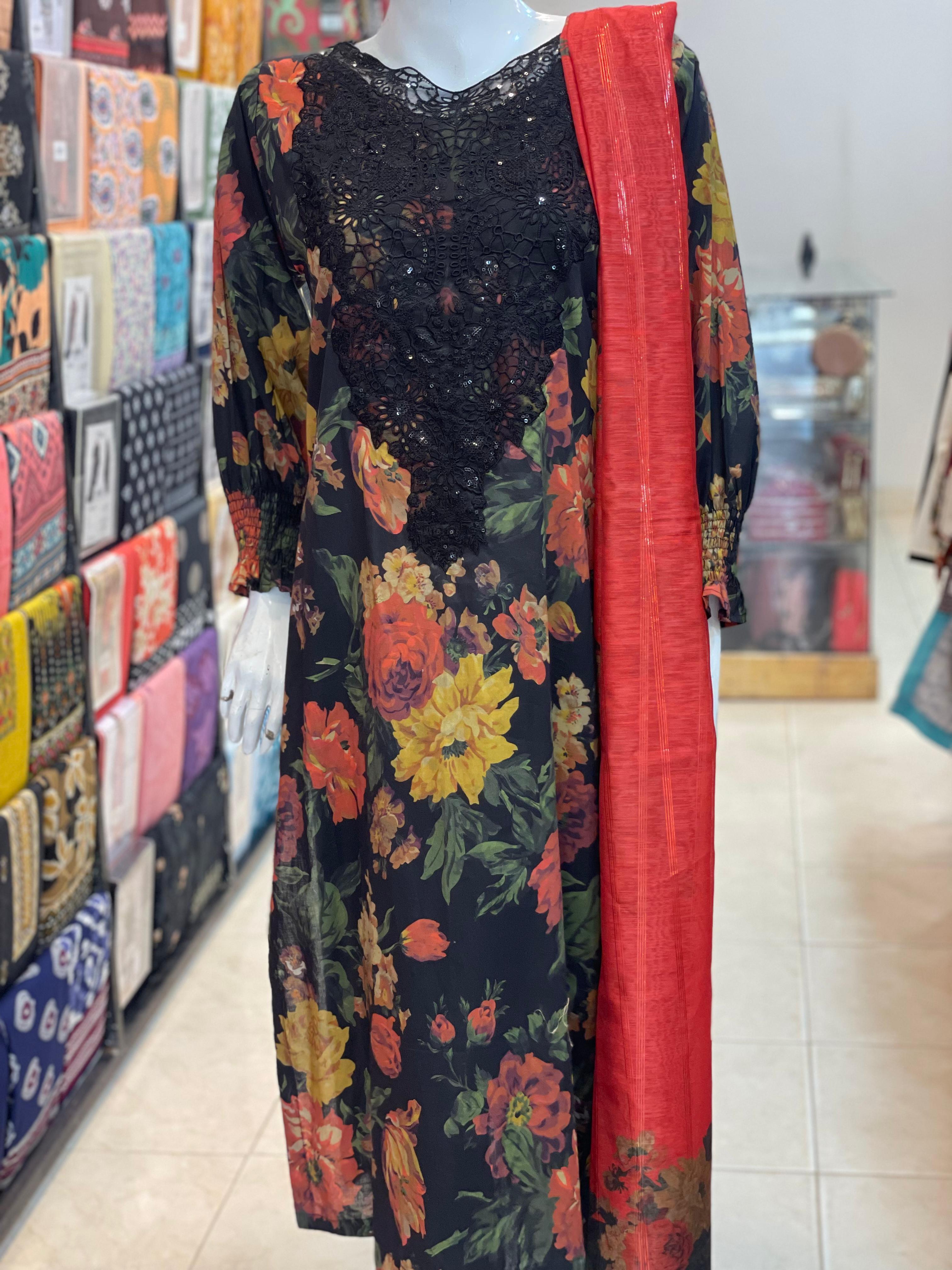 3 PIECE - EMBROIDERED LAWN SUIT