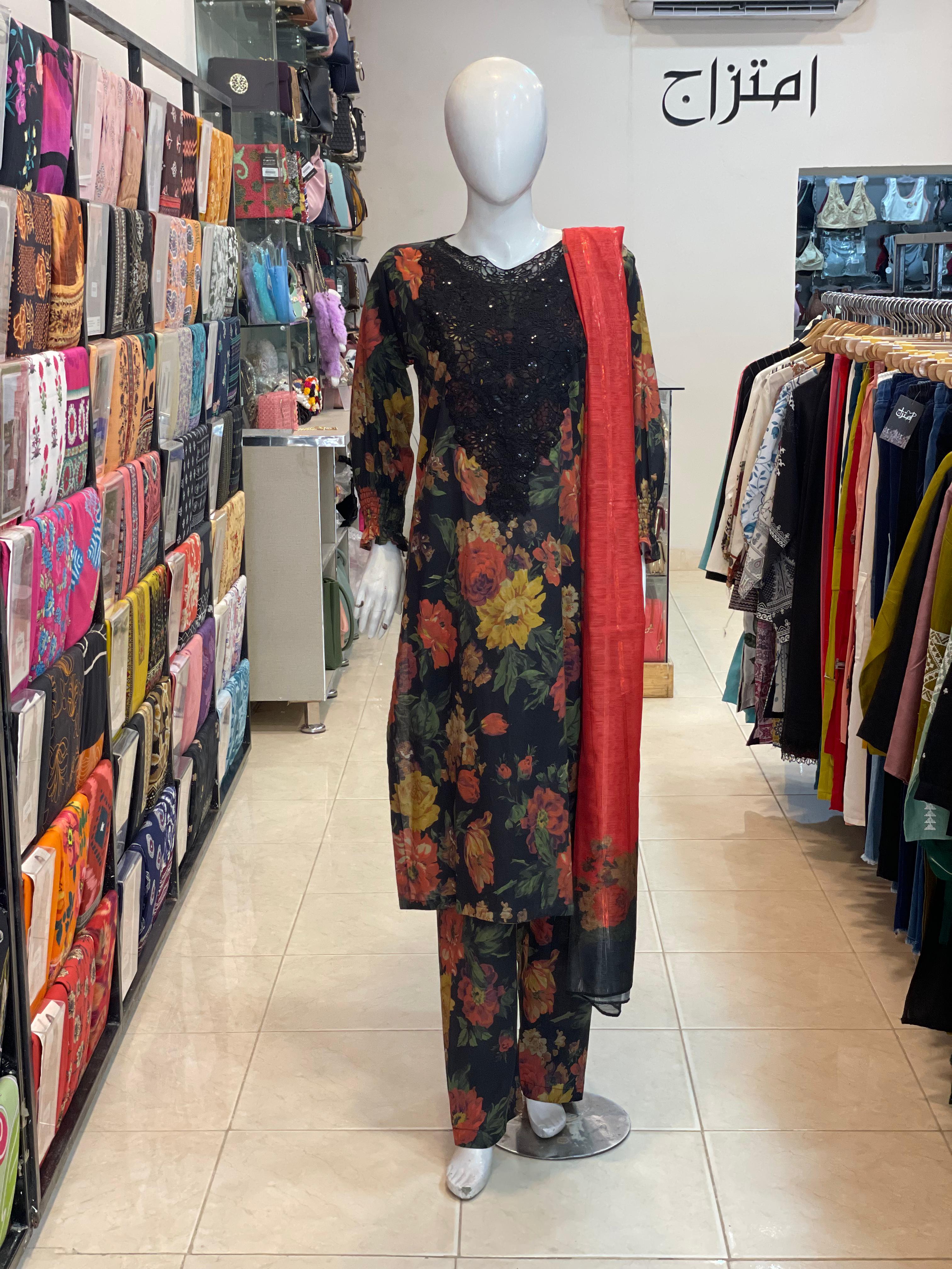 3 PIECE - EMBROIDERED LAWN SUIT